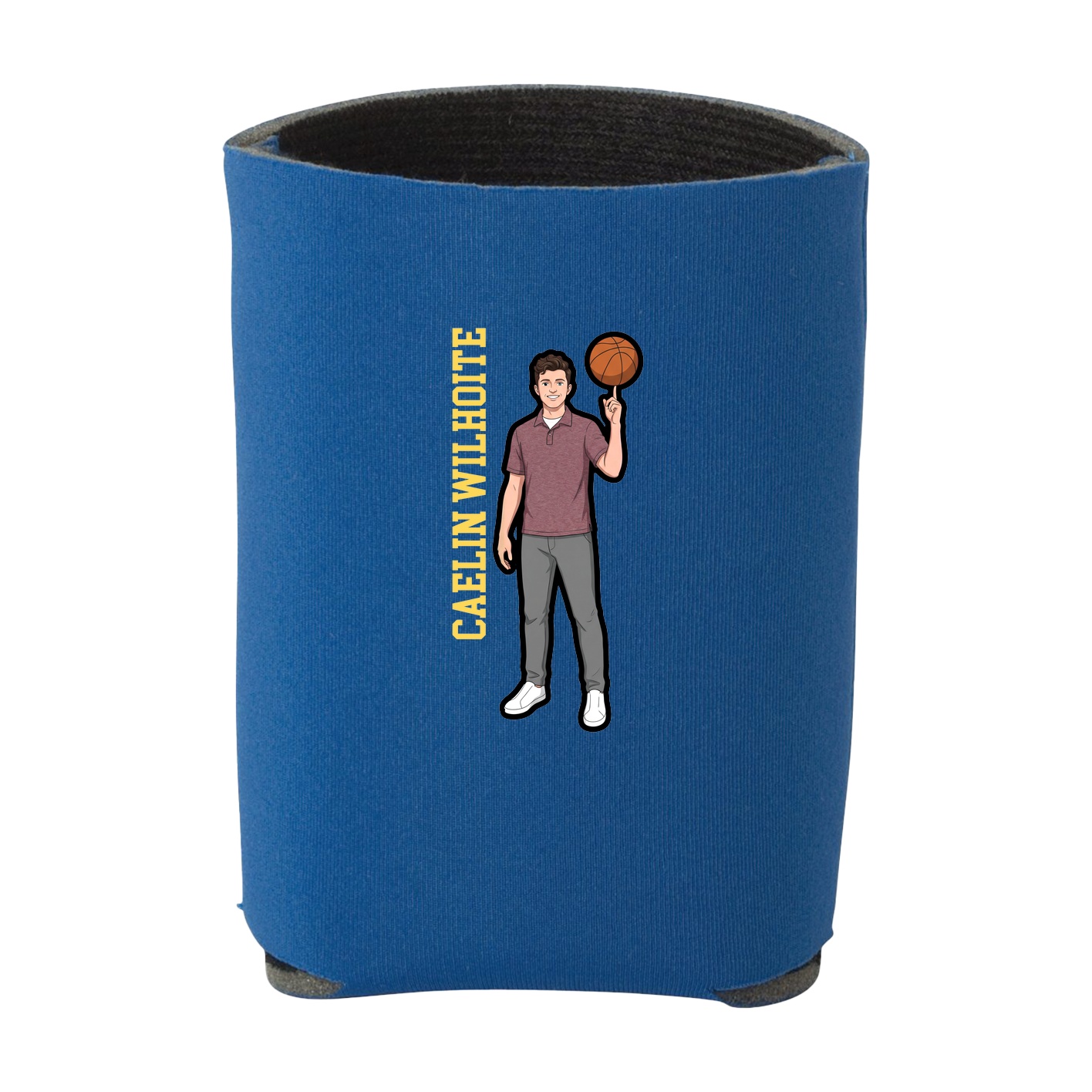 Can Holder — Name Vertical in Royal