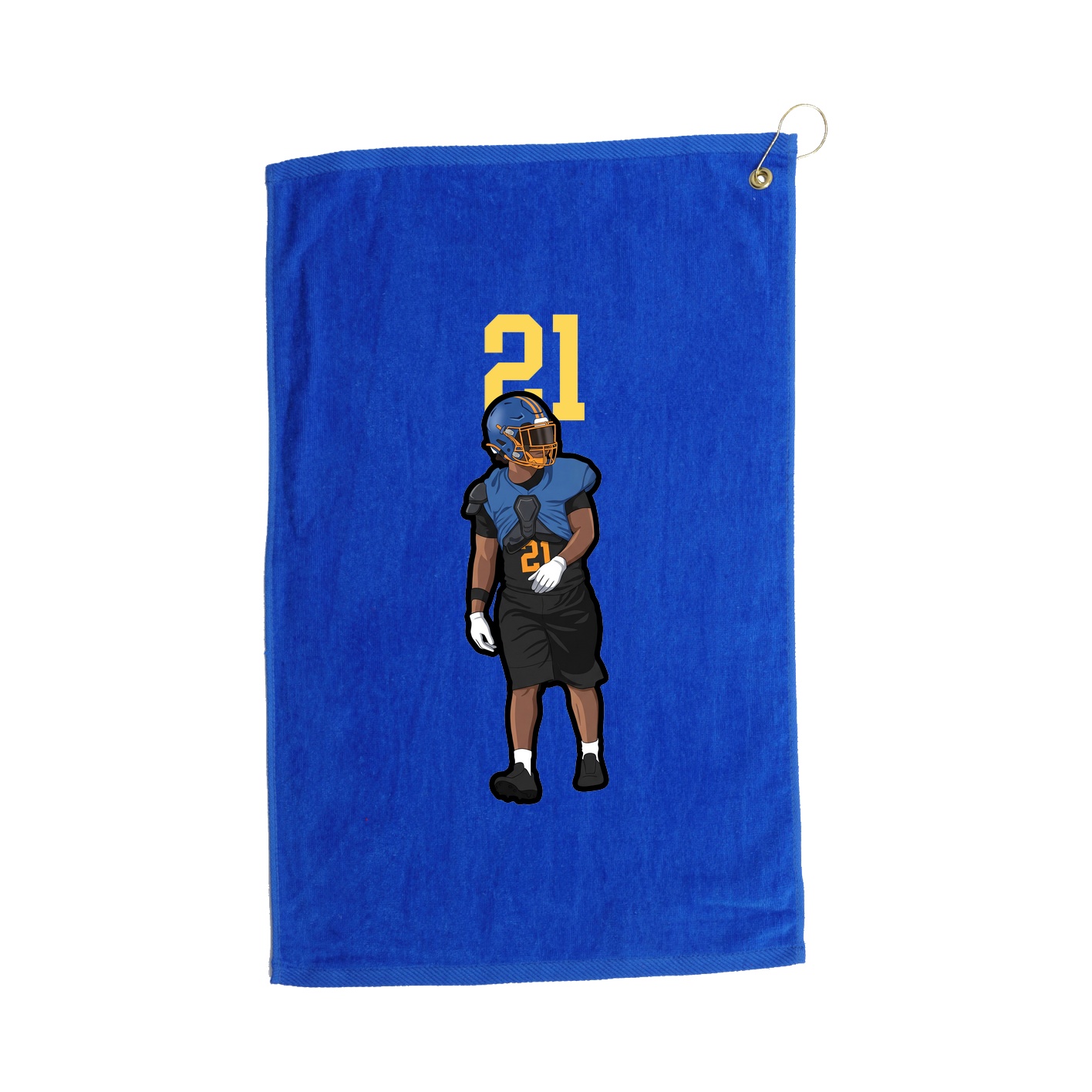 Golf Towel — Number Top in Royal