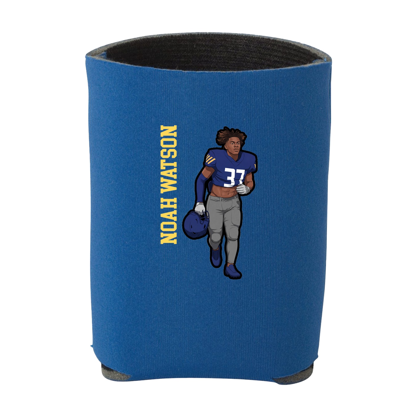 Can Holder — Name Vertical in Royal