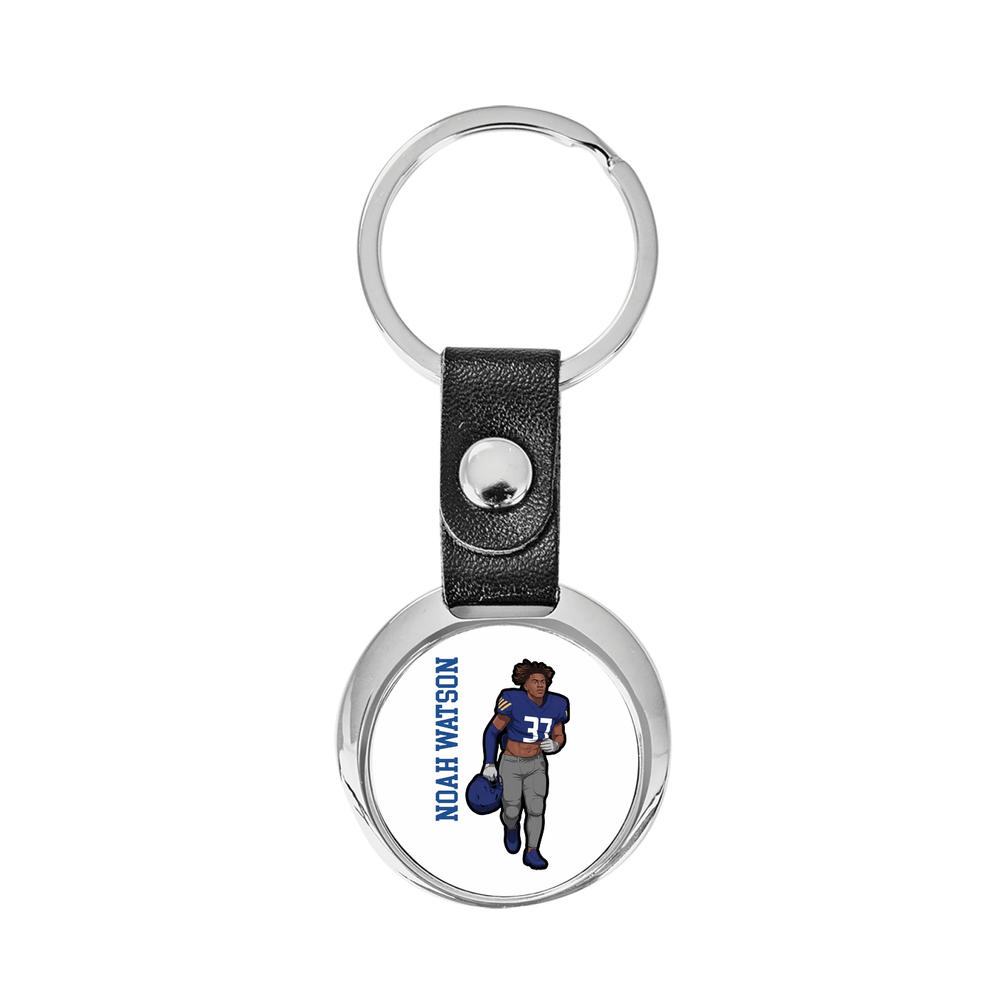 Key Chain — Name Vertical in Classic