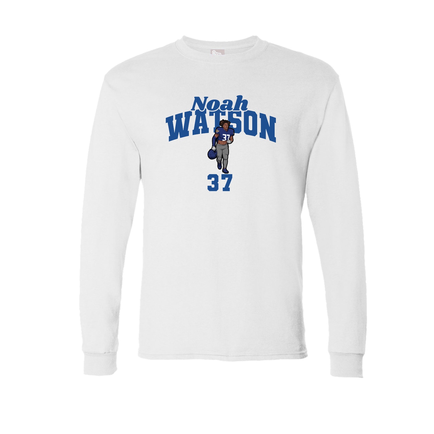 Long Sleeve Tee — Signature Arch in White