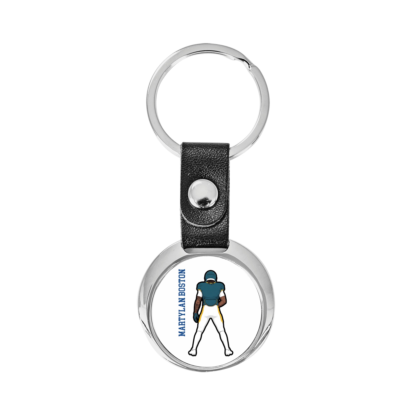 Key Chain — Name Vertical in Classic