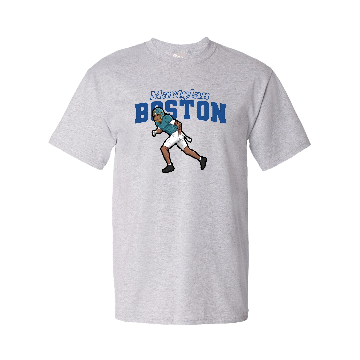 Youth Tee — Name Arch in Grey