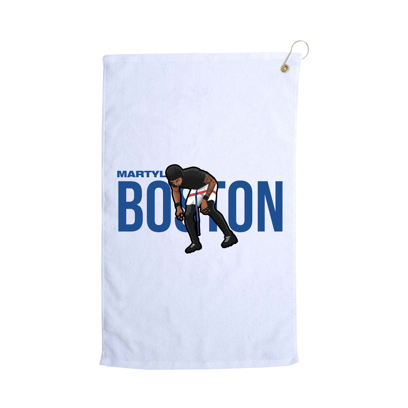 Golf Towel — Player Name in White