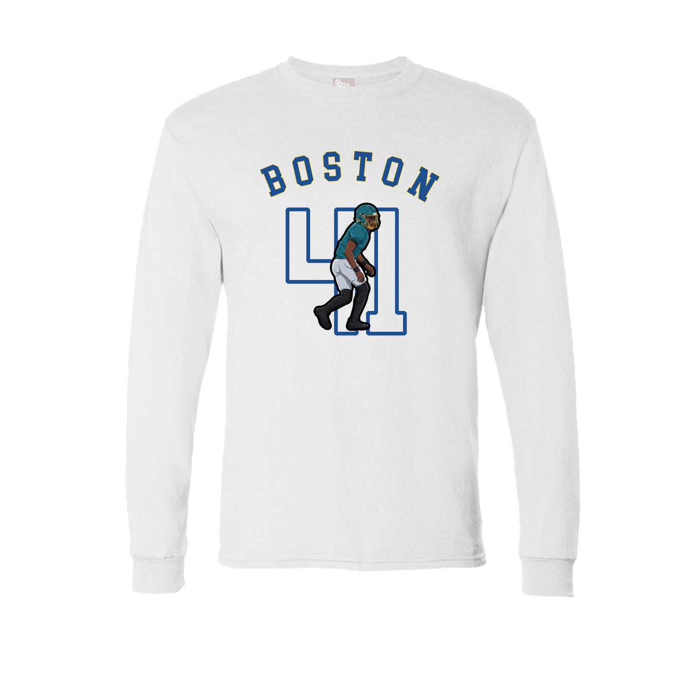 Long Sleeve Tee — Shirsey Arch in White
