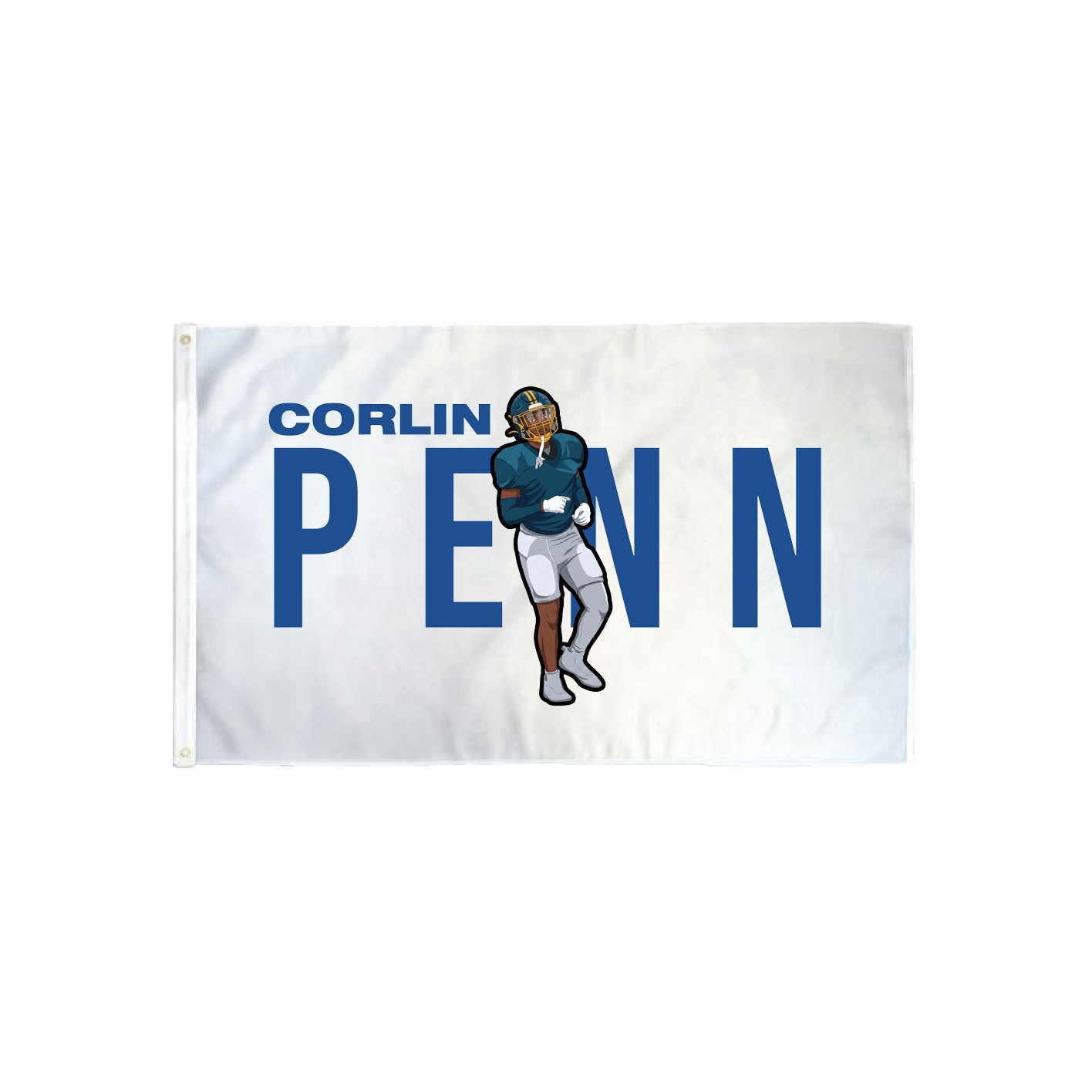 3x5 Flag — Player Name in Classic
