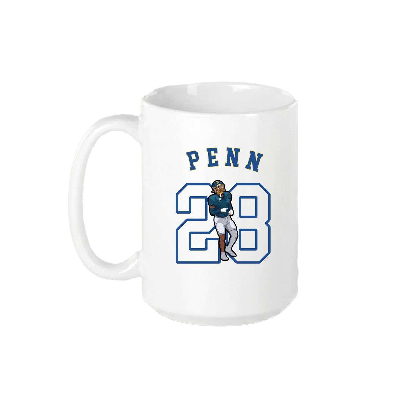 15oz Coffee Mug — Shirsey Arch in White