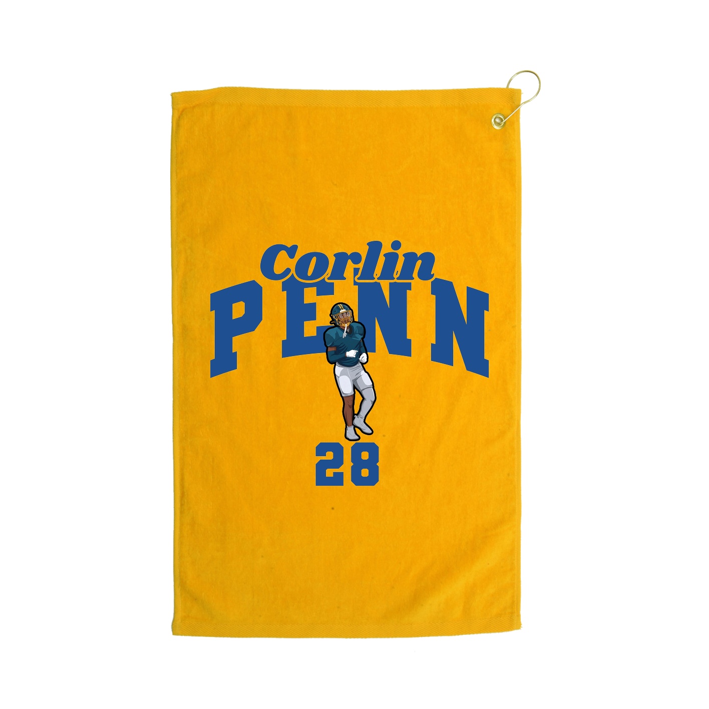 Golf Towel — Signature Arch in Gold