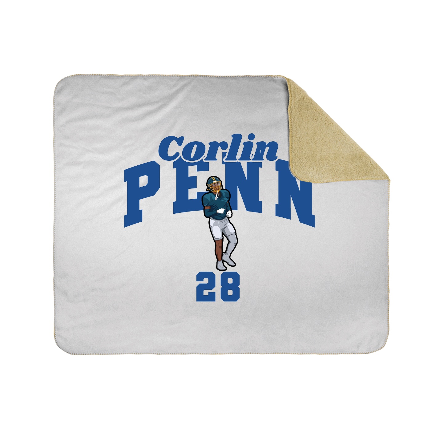 Throw Blanket — Signature Arch in White