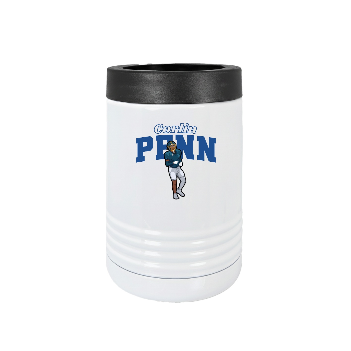 Beverage Holder — Name Arch in White