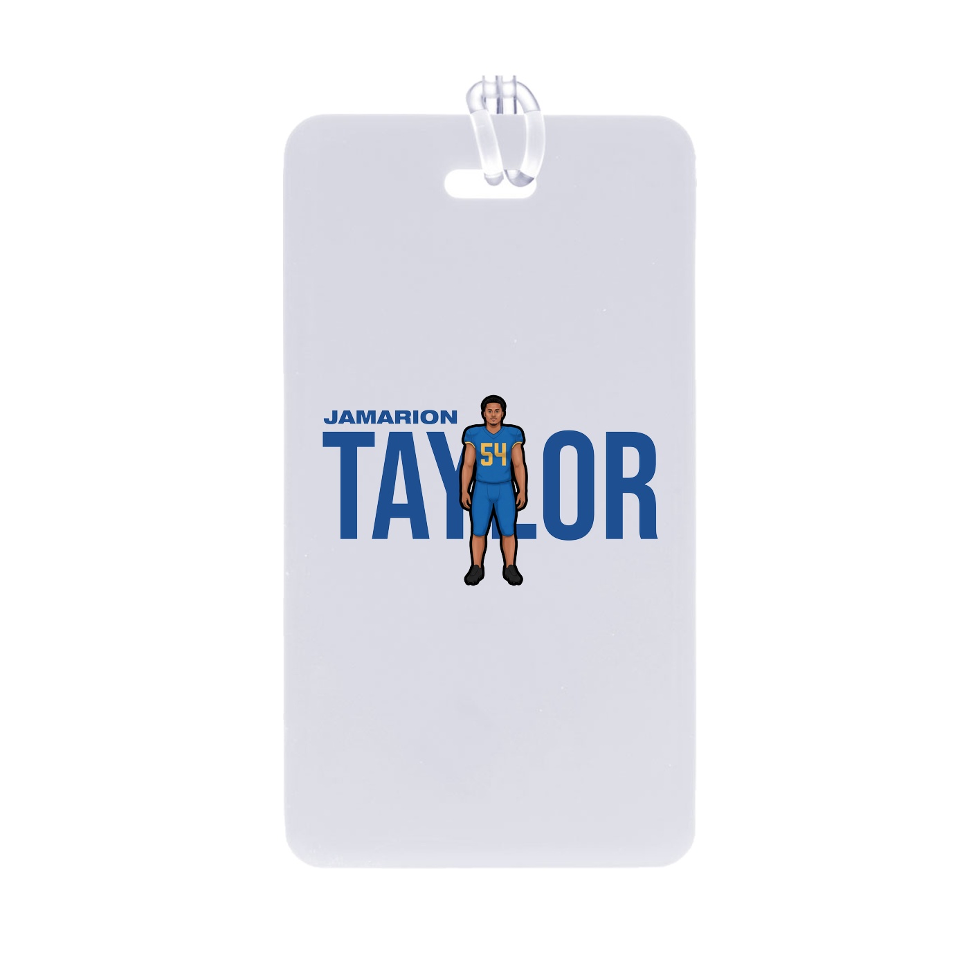 Bag Tag — Player Name in Classic