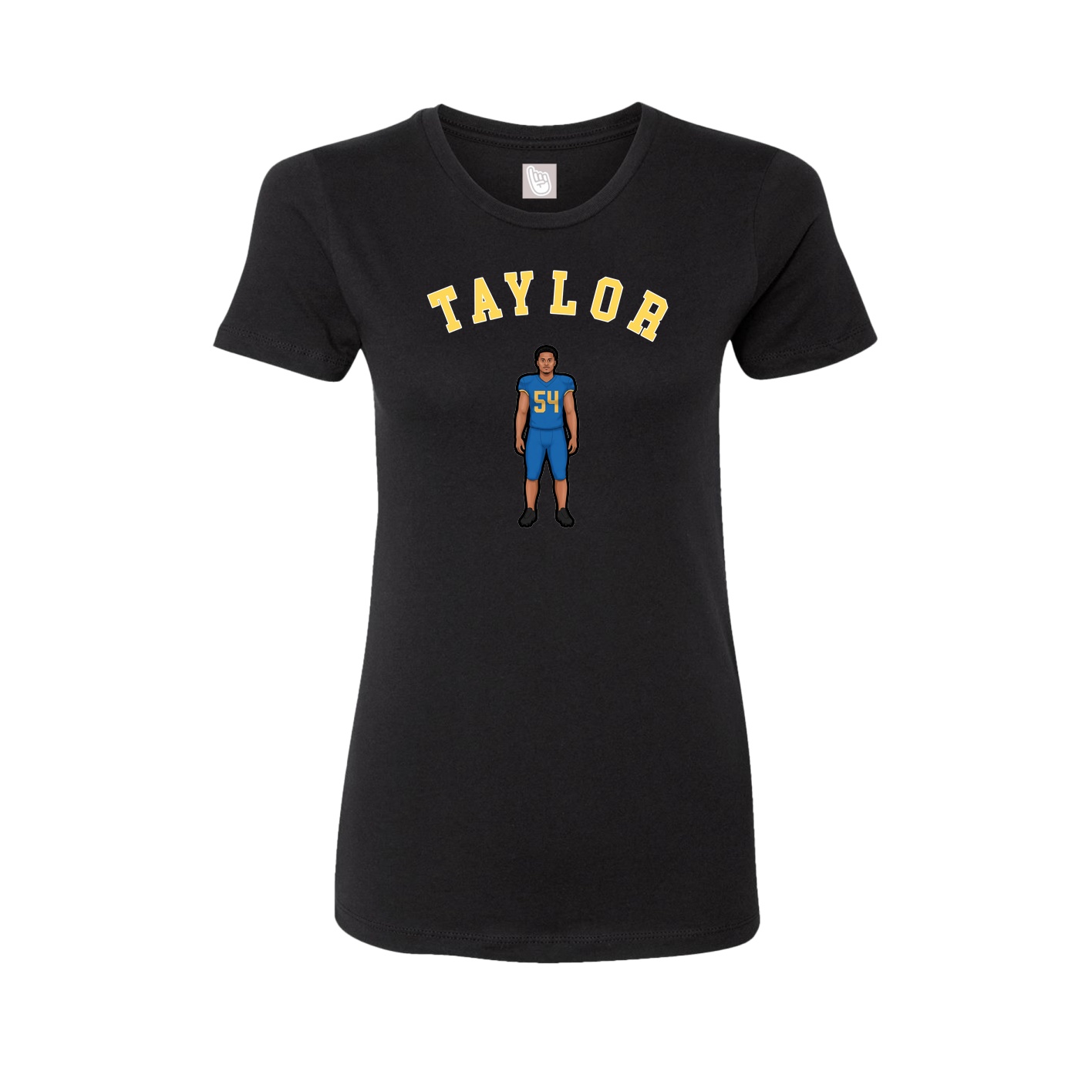 Fitted Women's Tee — Shirsey Arch in Black