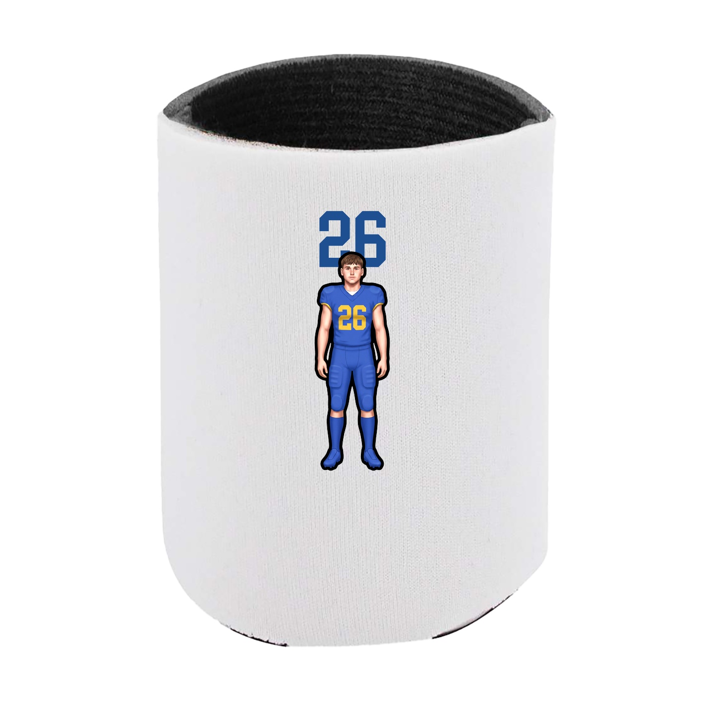 Can Holder — Number Top in White
