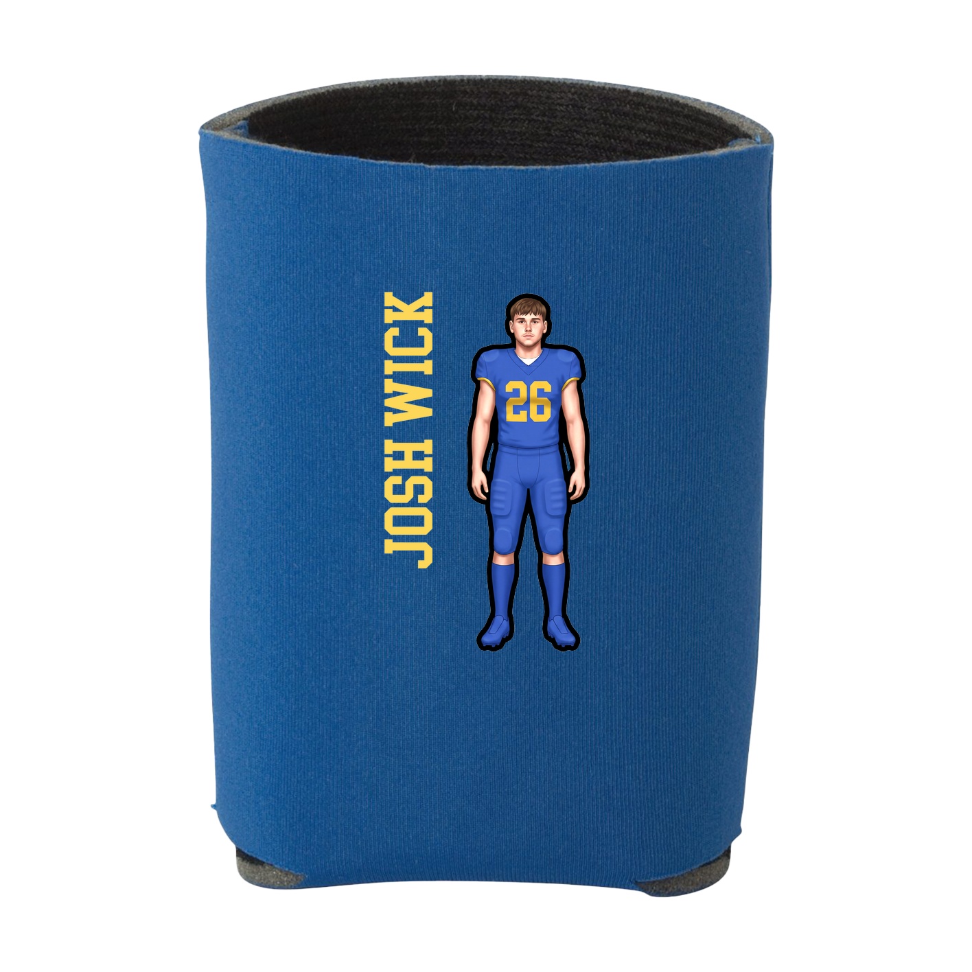 Can Holder — Name Vertical in Royal