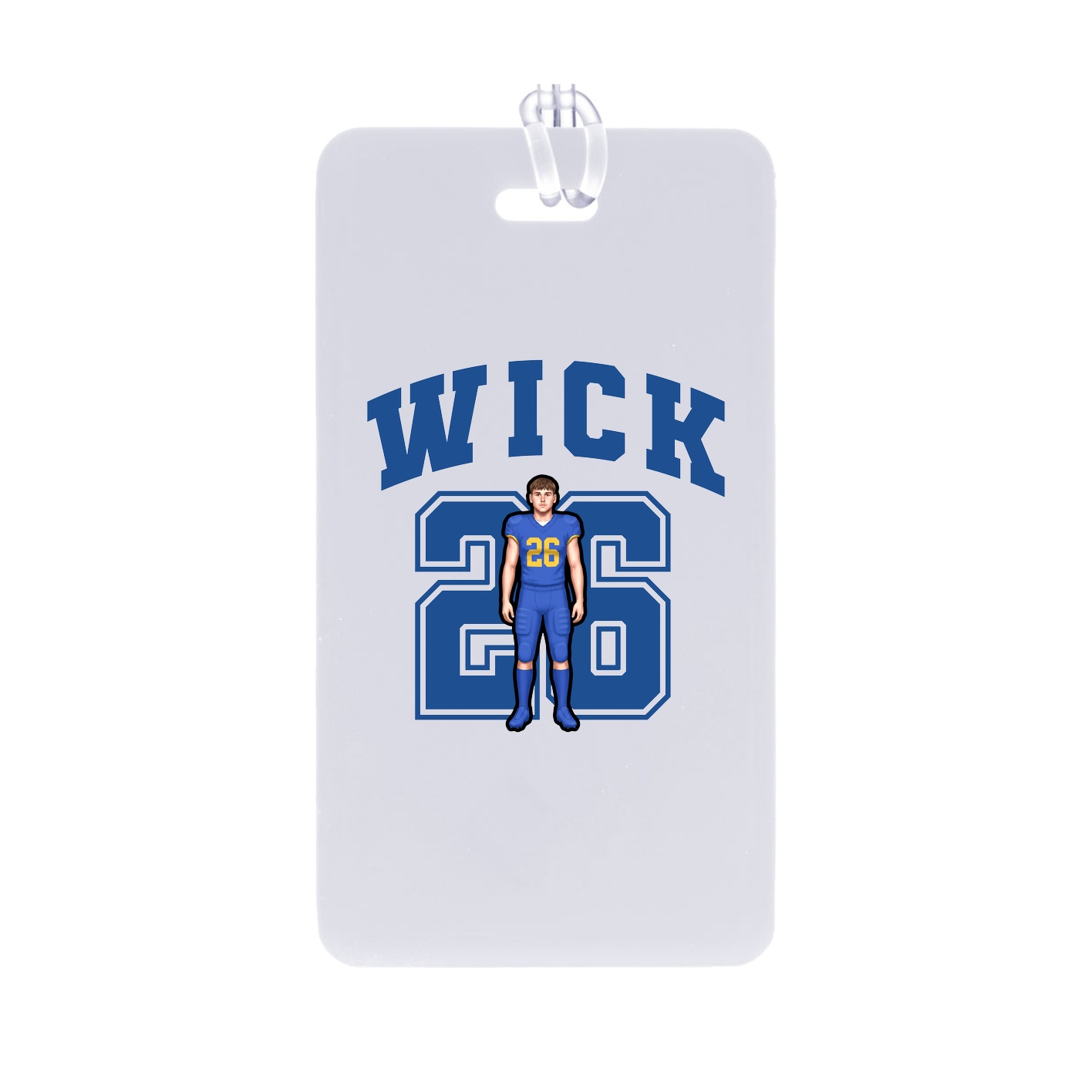 Bag Tag — Number in Classic