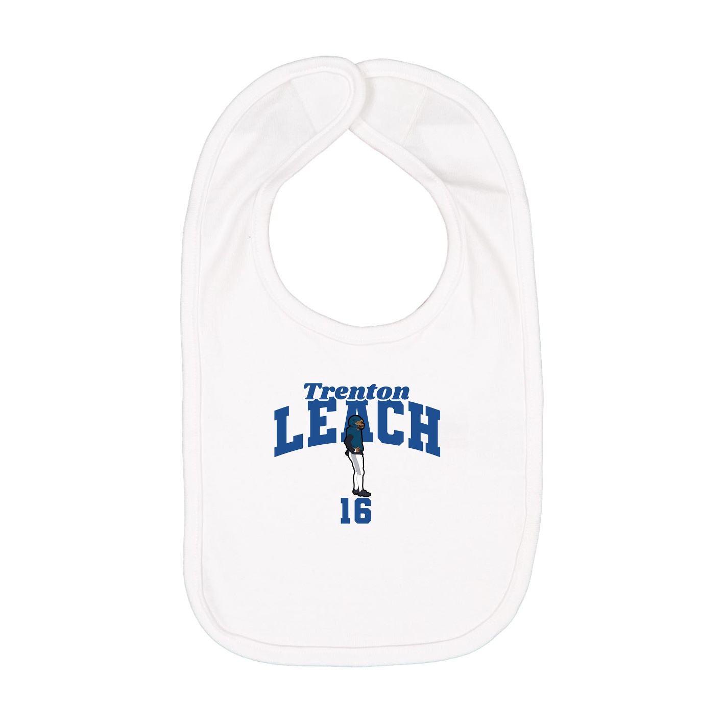 Infant Bib — Signature Arch in White