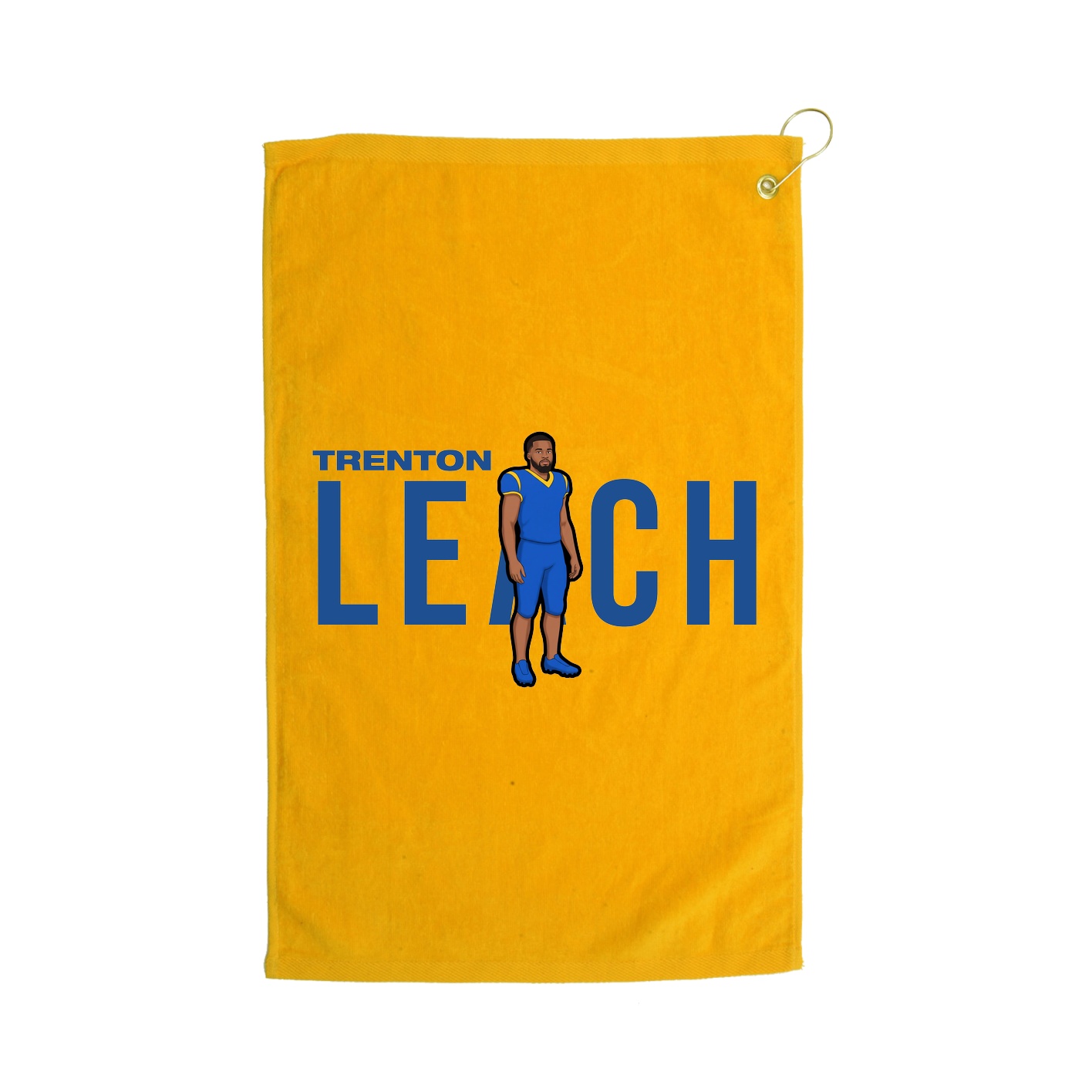 Golf Towel — Player Name in Gold