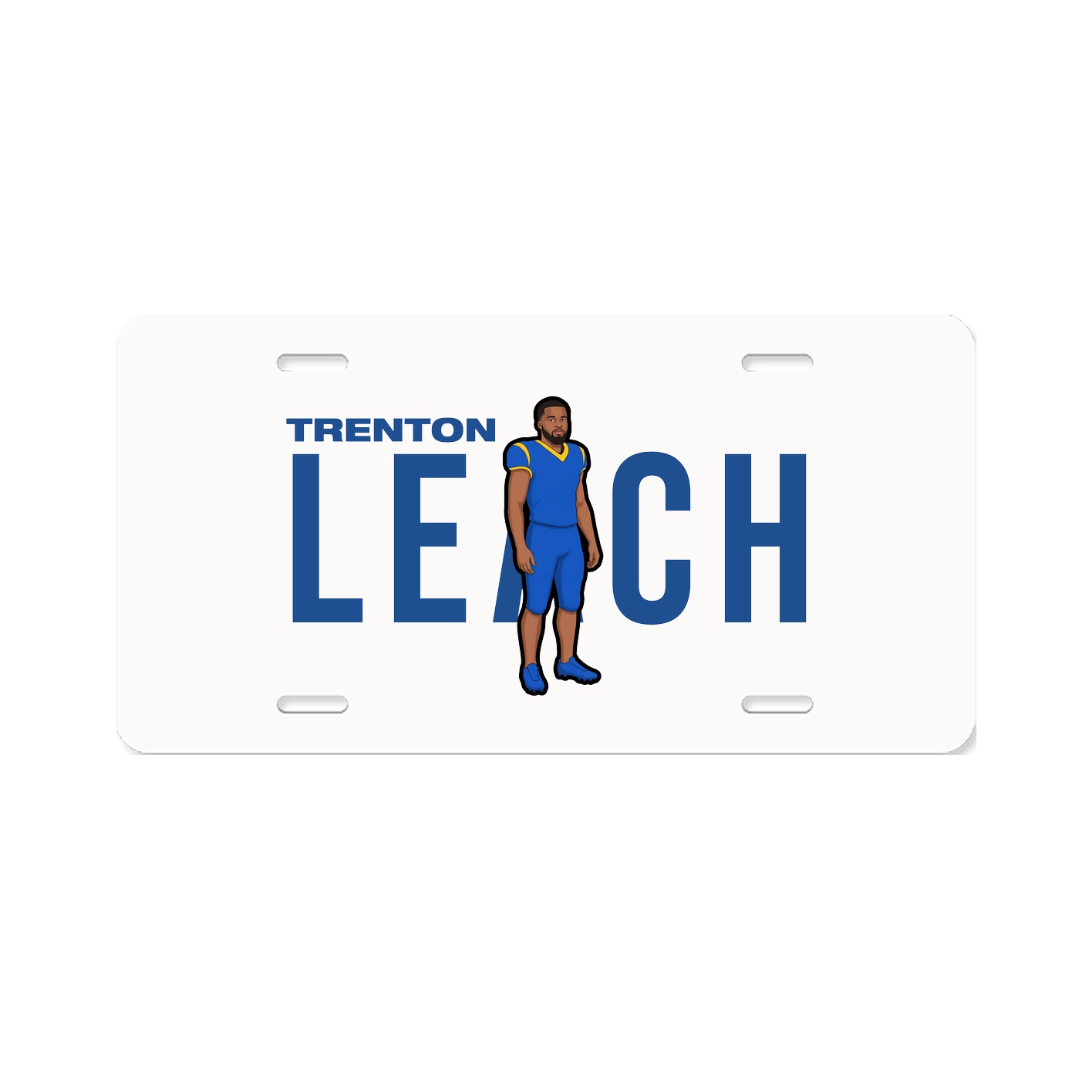 License Plate — Player Name in Classic