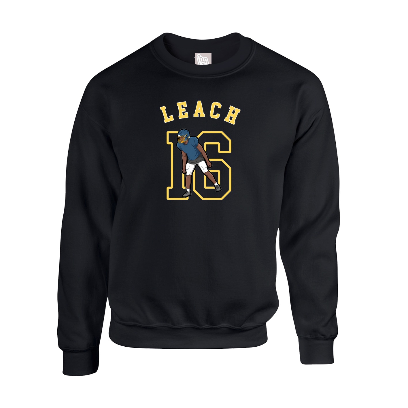Fleece Crew — Shirsey Arch in Black