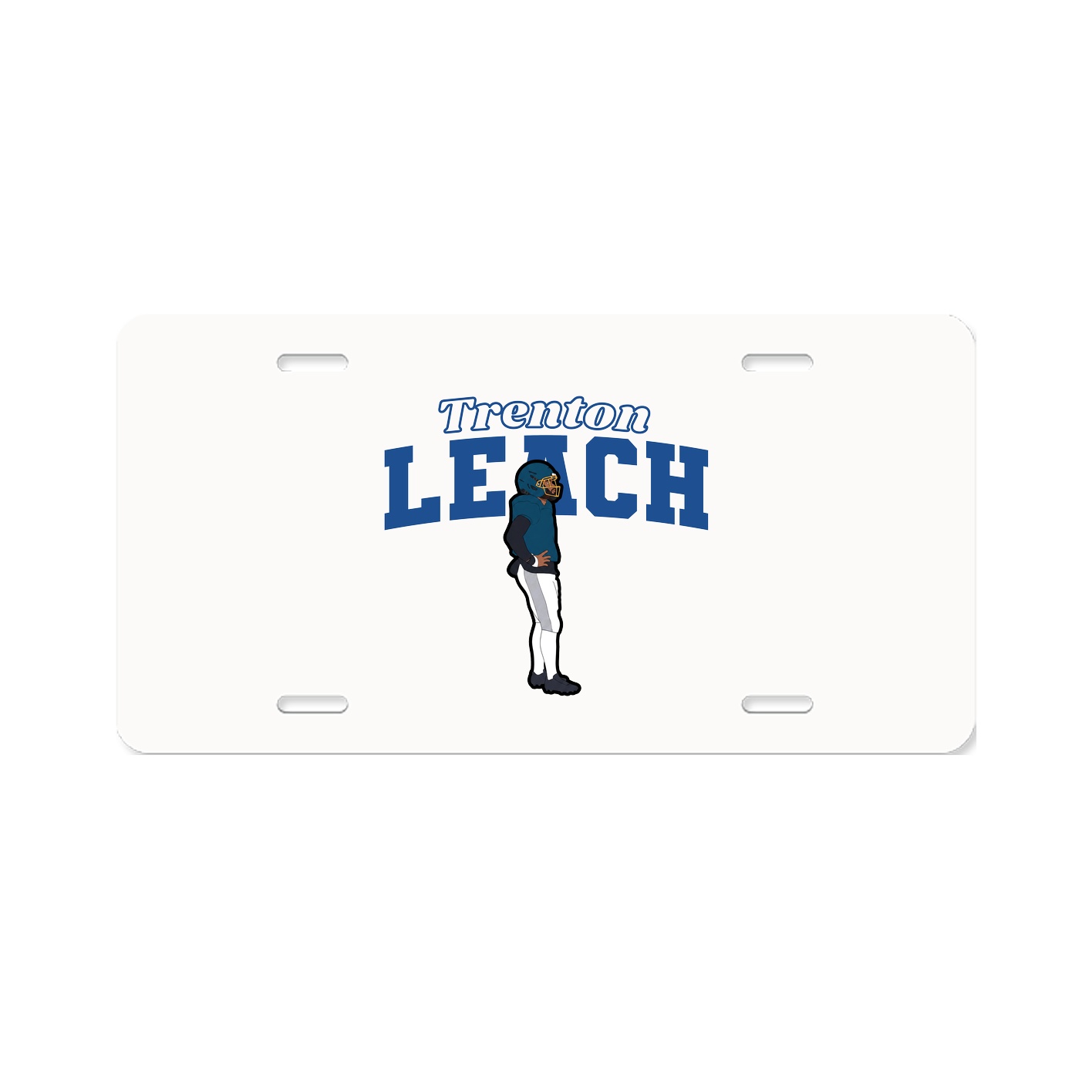 License Plate — Name Arch in Classic