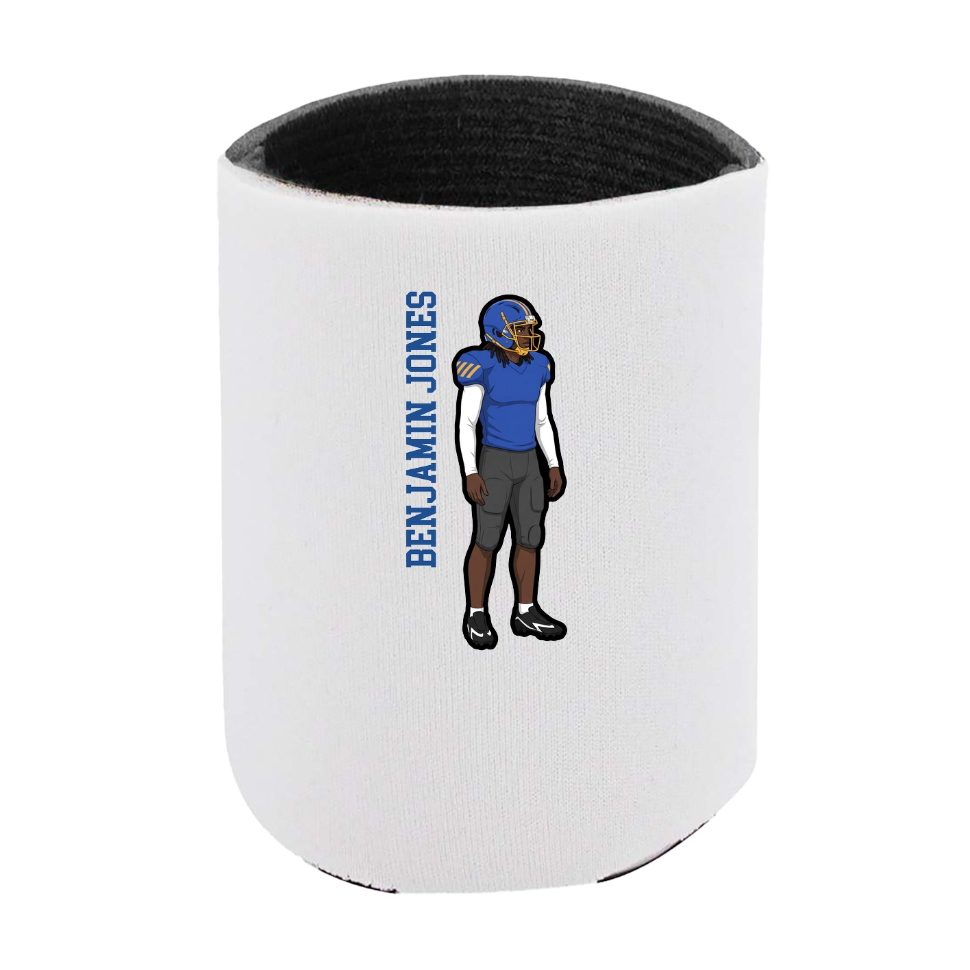 Can Holder — Name Vertical in White