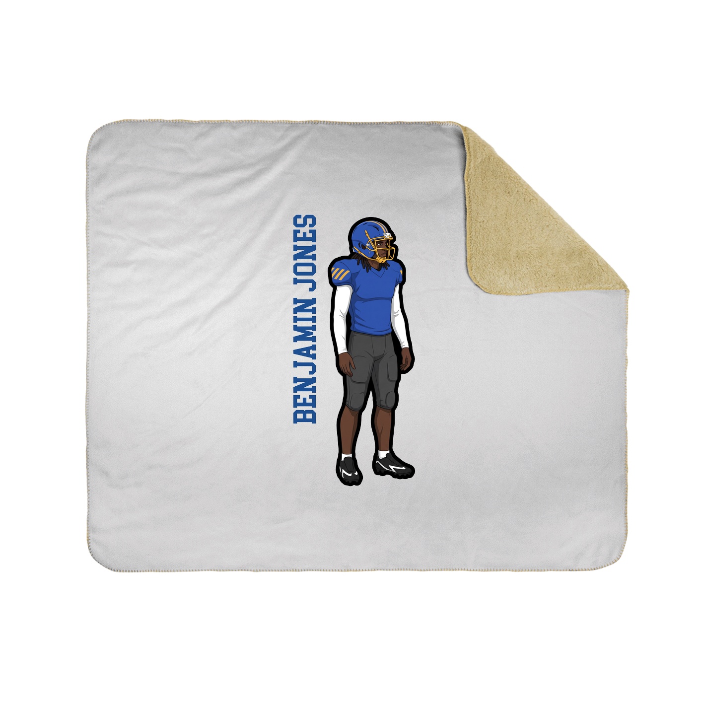 50x60 Sherpa Lined Throw Blanket