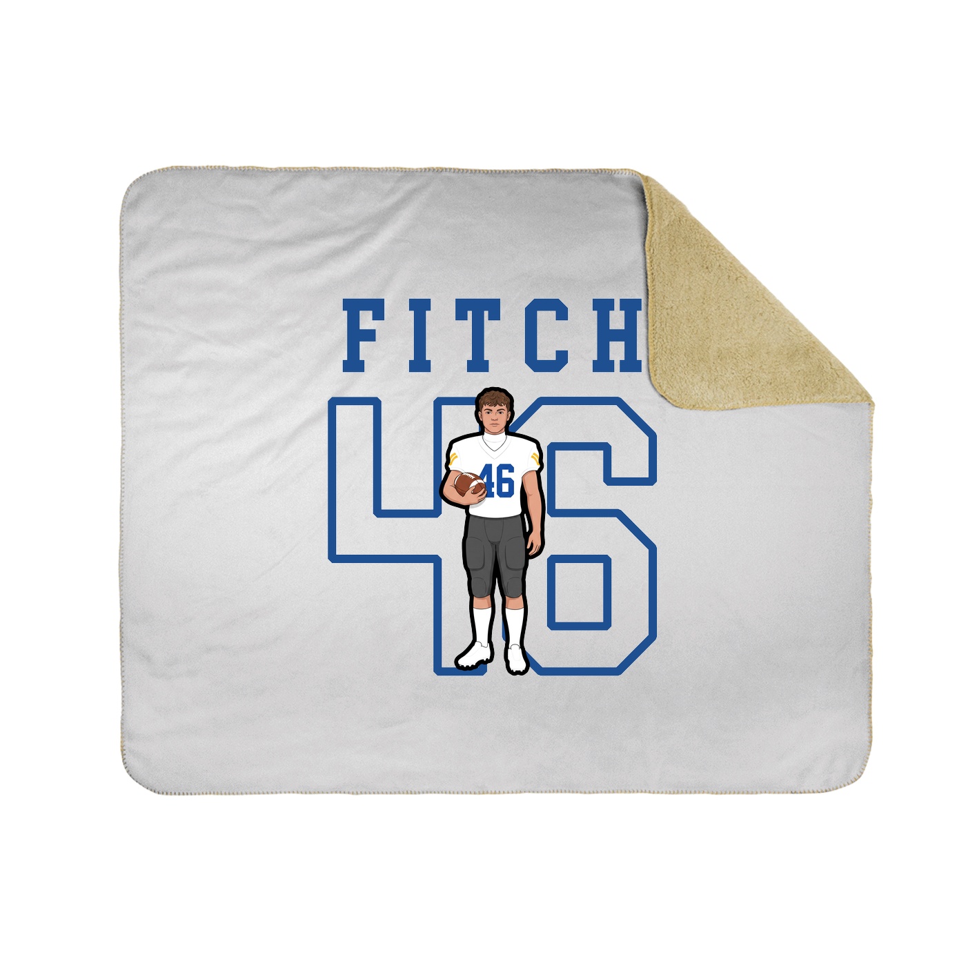 Throw Blanket — Shirsey in White