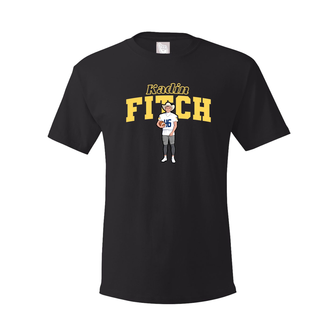 Youth Tee — Name Arch in Black