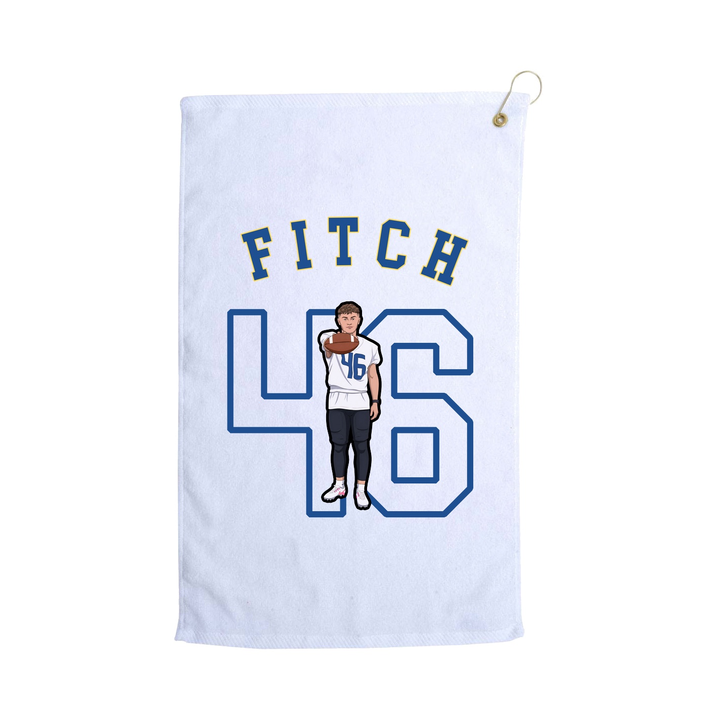 Golf Towel — Shirsey Arch in White