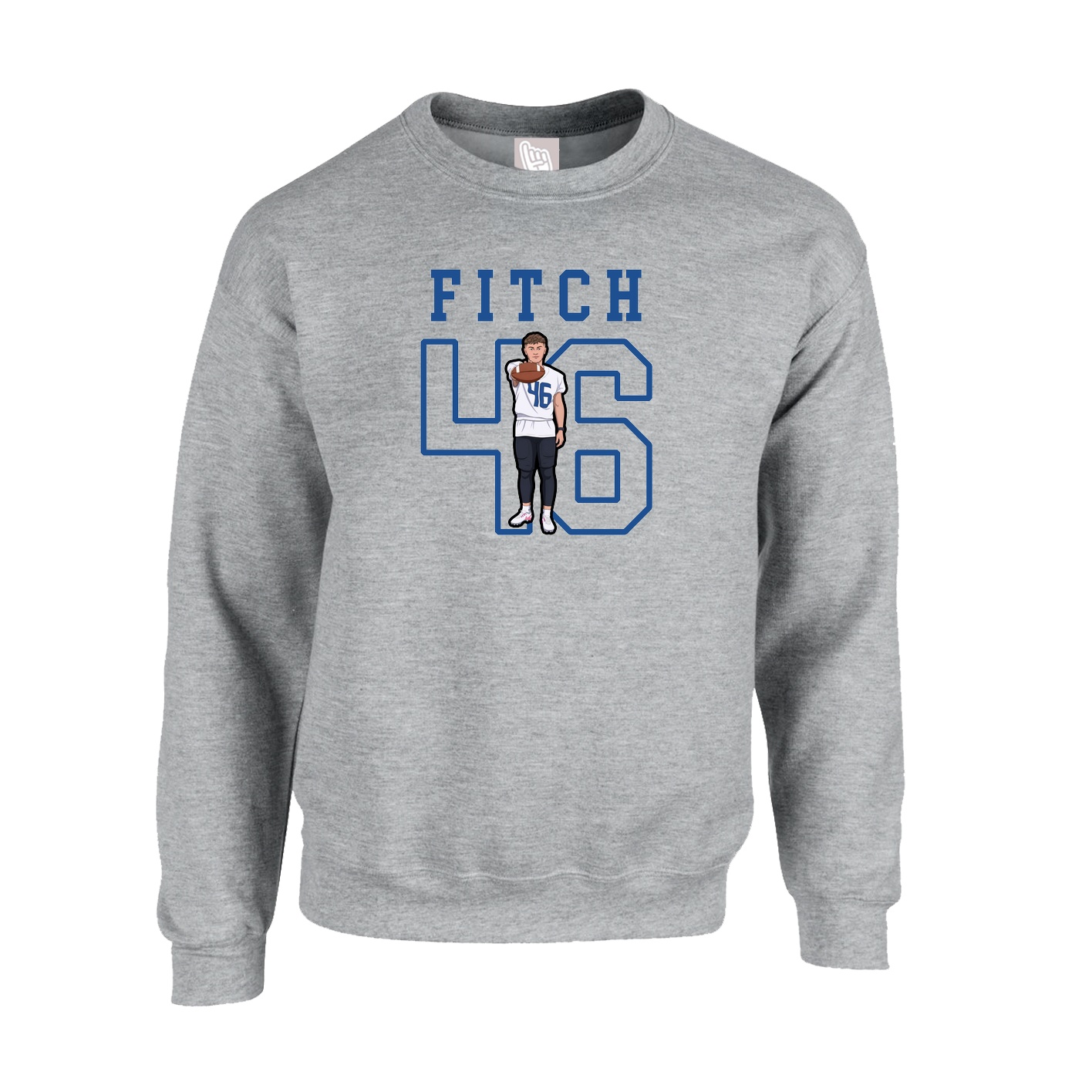 Fleece Crew — Shirsey in Grey