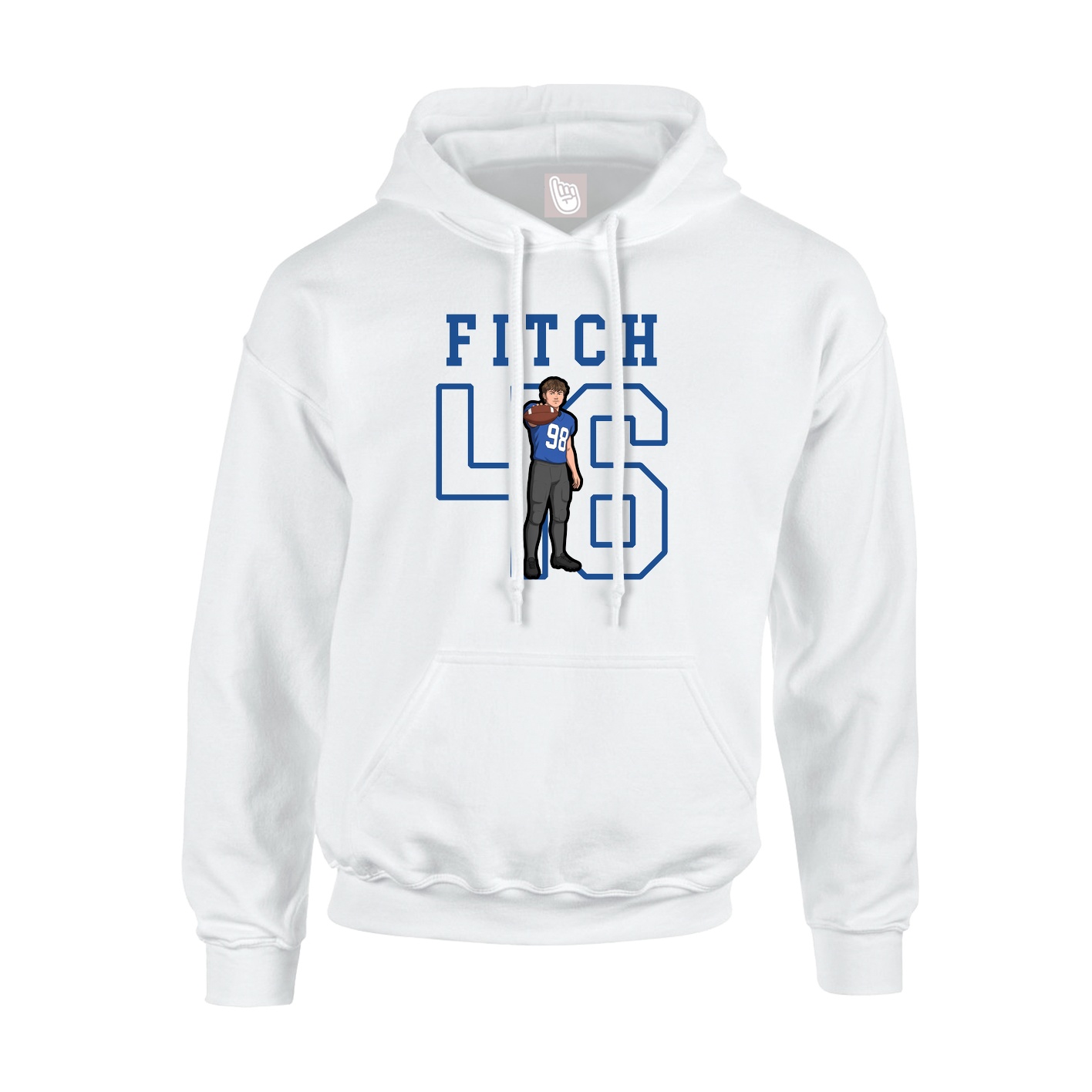 Youth Hoodie — Shirsey in White