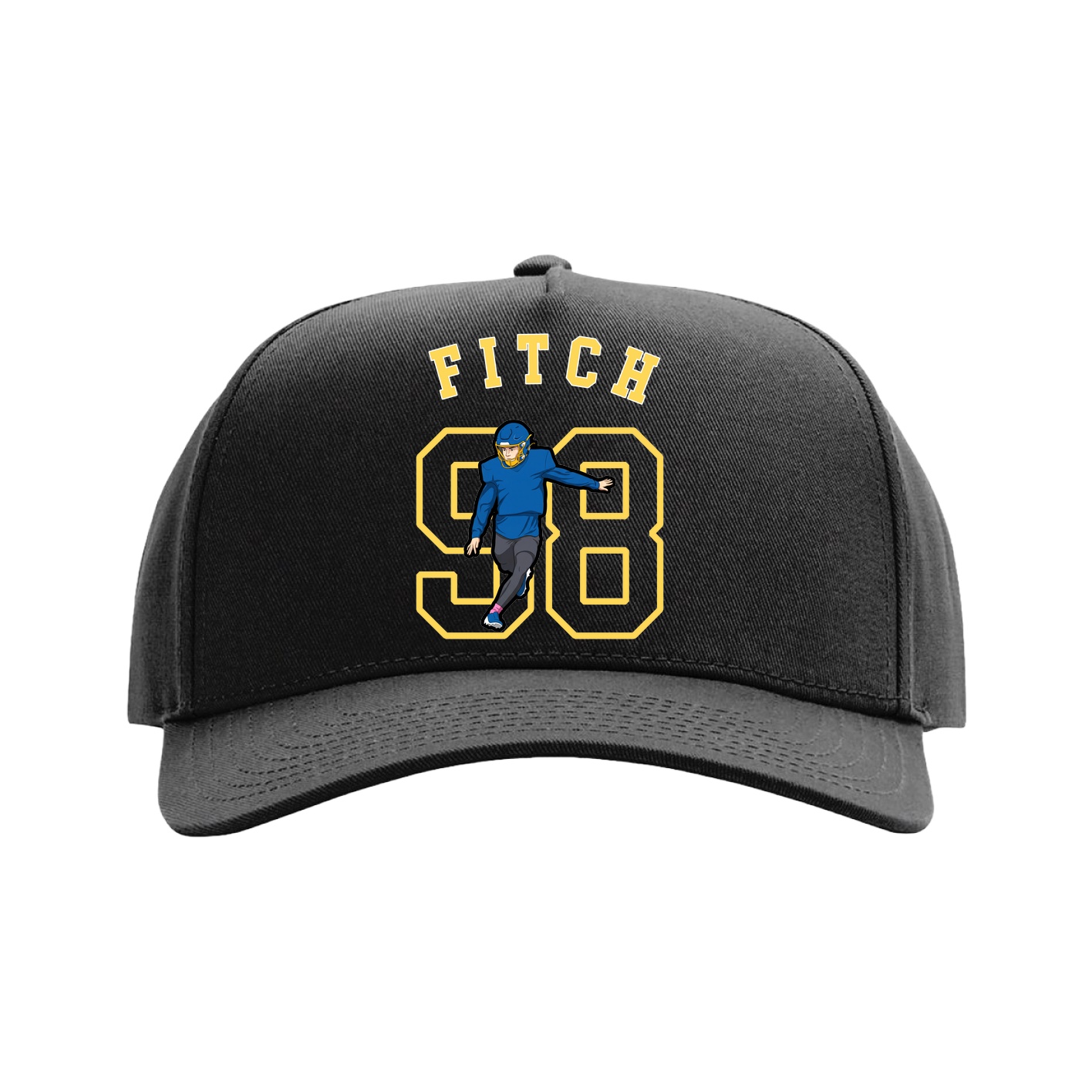 Full Fabric Five-Panel Champ Cap