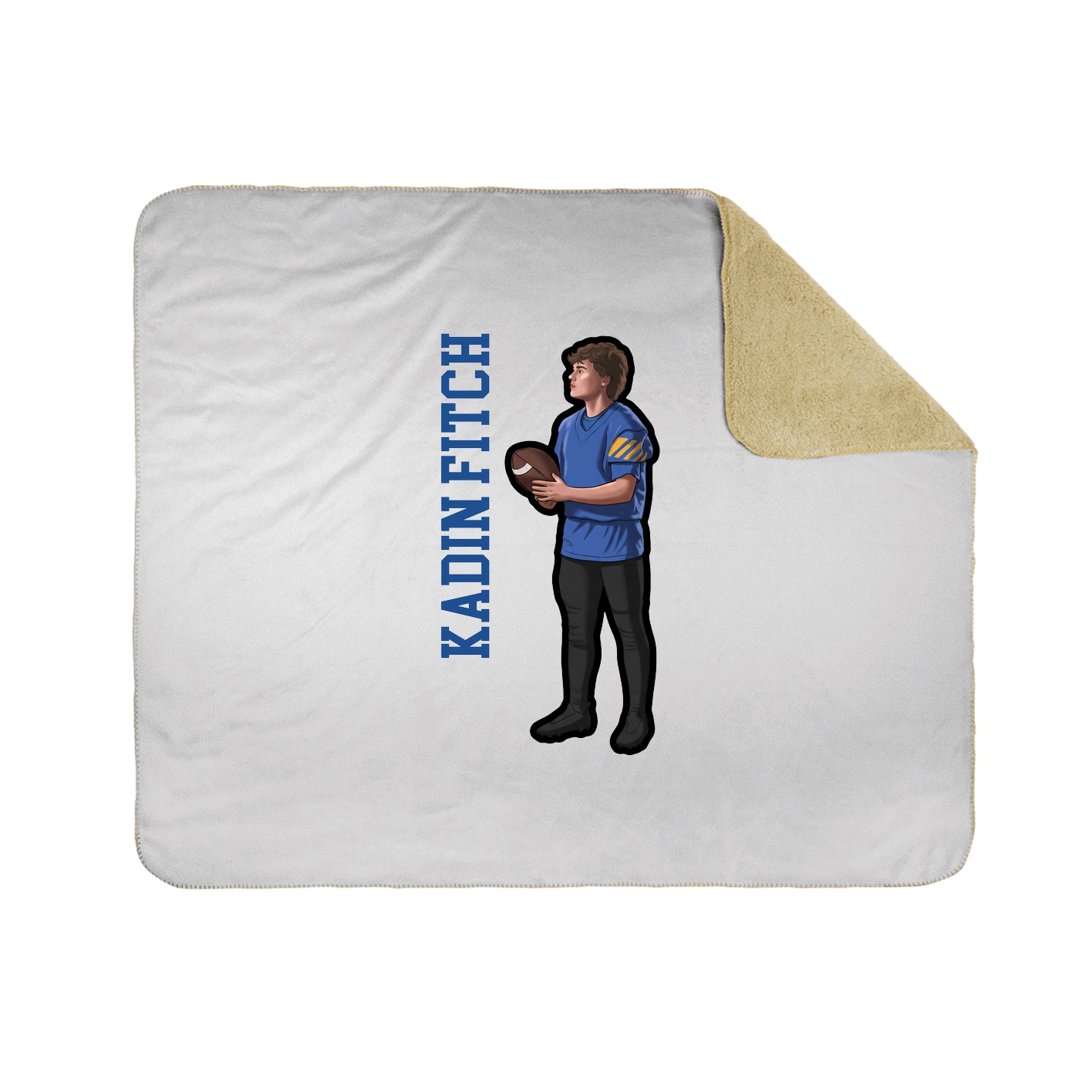 50x60 Sherpa Lined Throw Blanket
