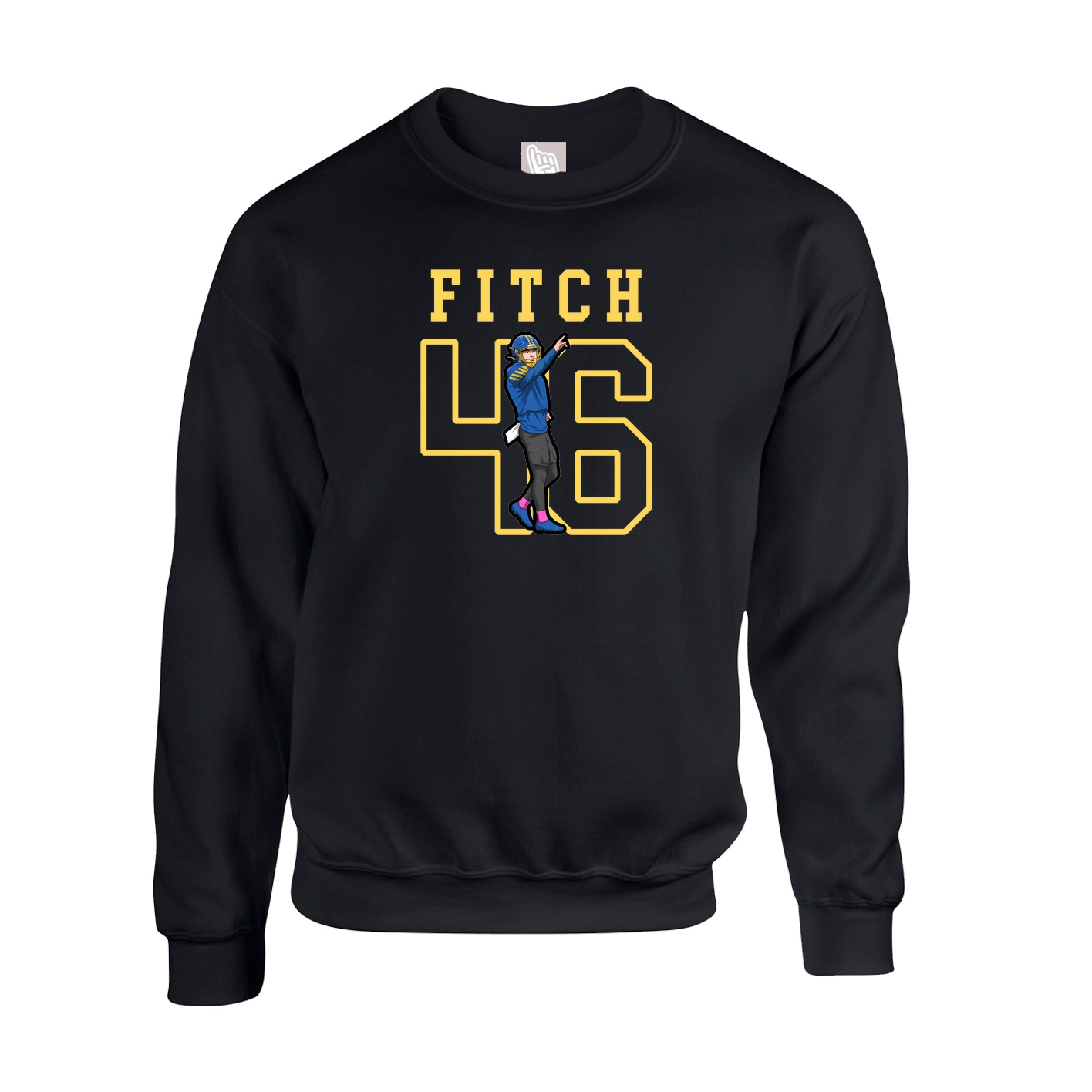Fleece Crew — Shirsey in Black