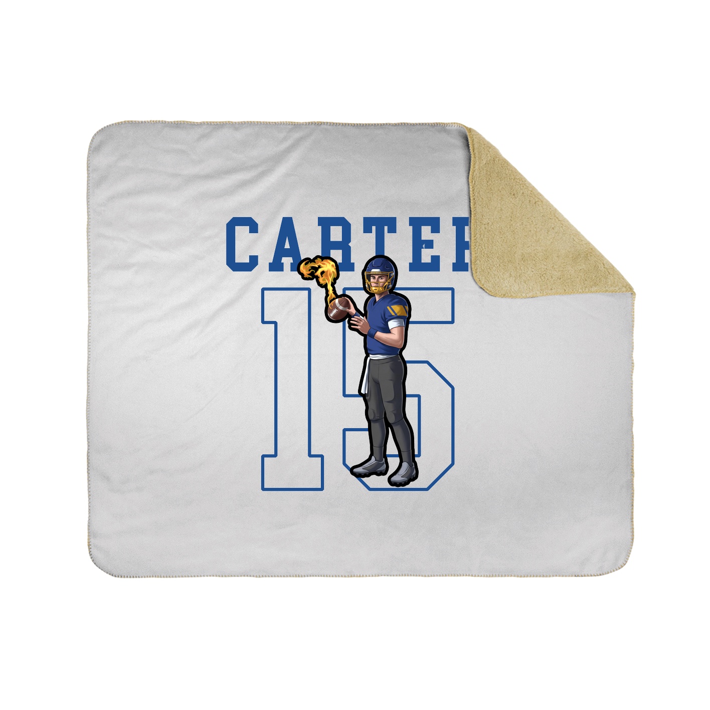Throw Blanket — Shirsey in White