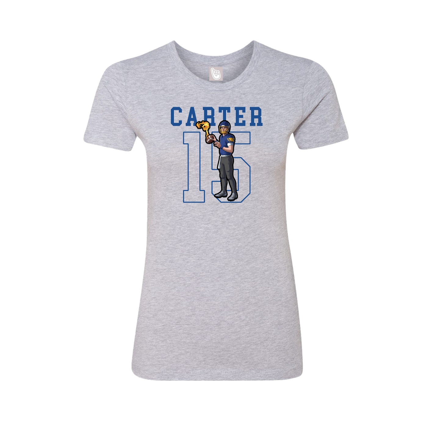 Fitted Women's Tee — Shirsey in Grey