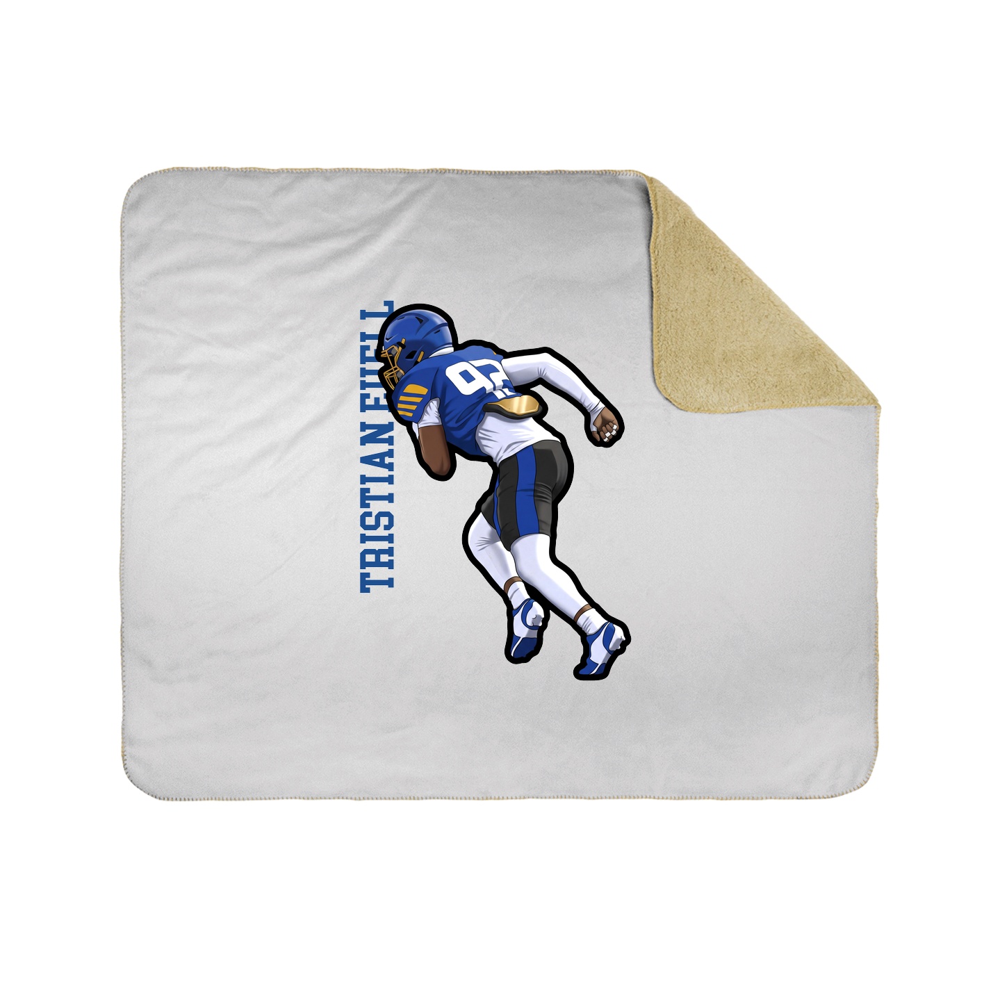 50x60 Sherpa Lined Throw Blanket