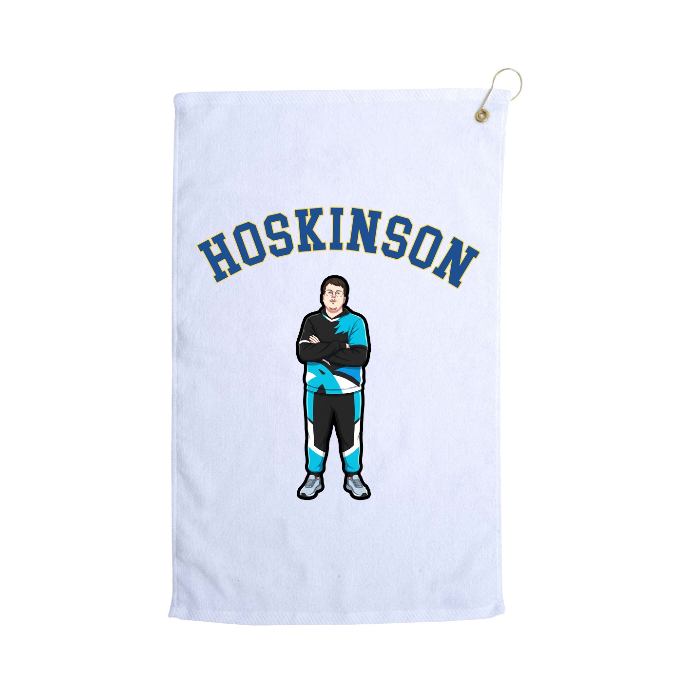 Golf Towel — Shirsey Arch in White