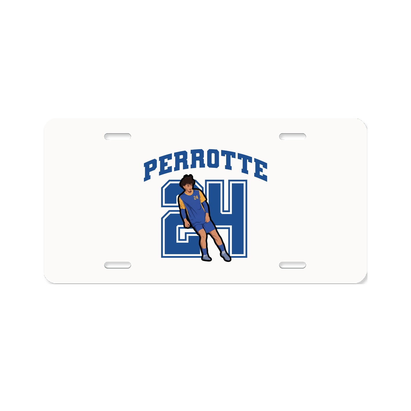License Plate — Number in Classic