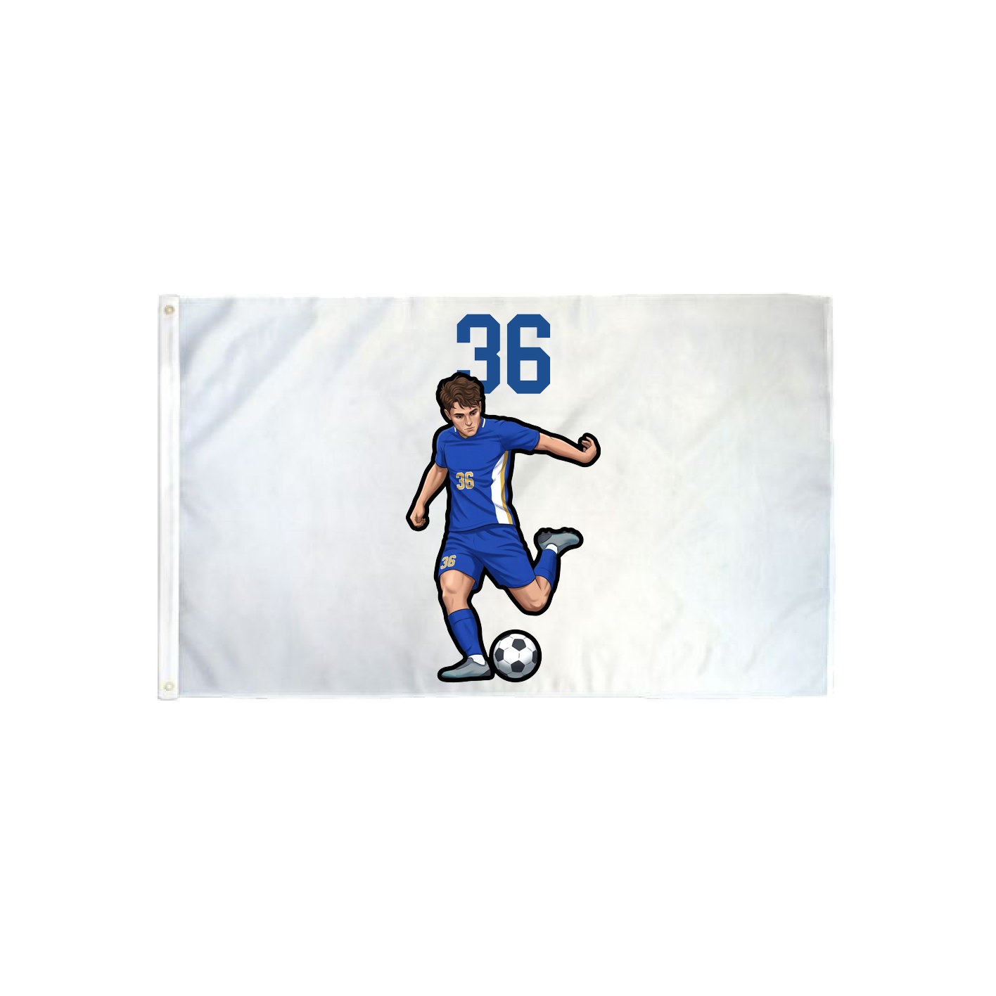 3x5 Flag — Number Top in Classic