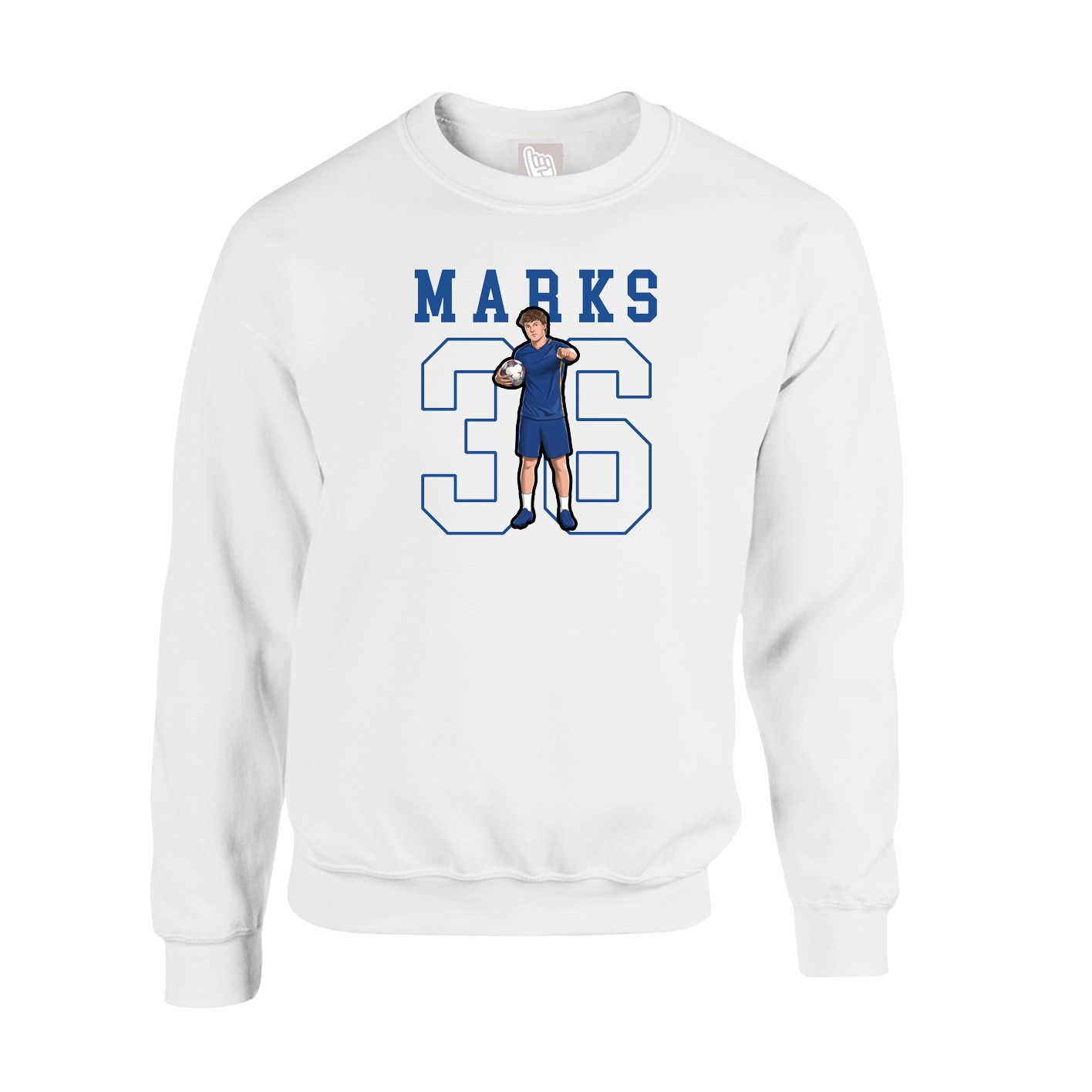 Fleece Crew — Shirsey in White