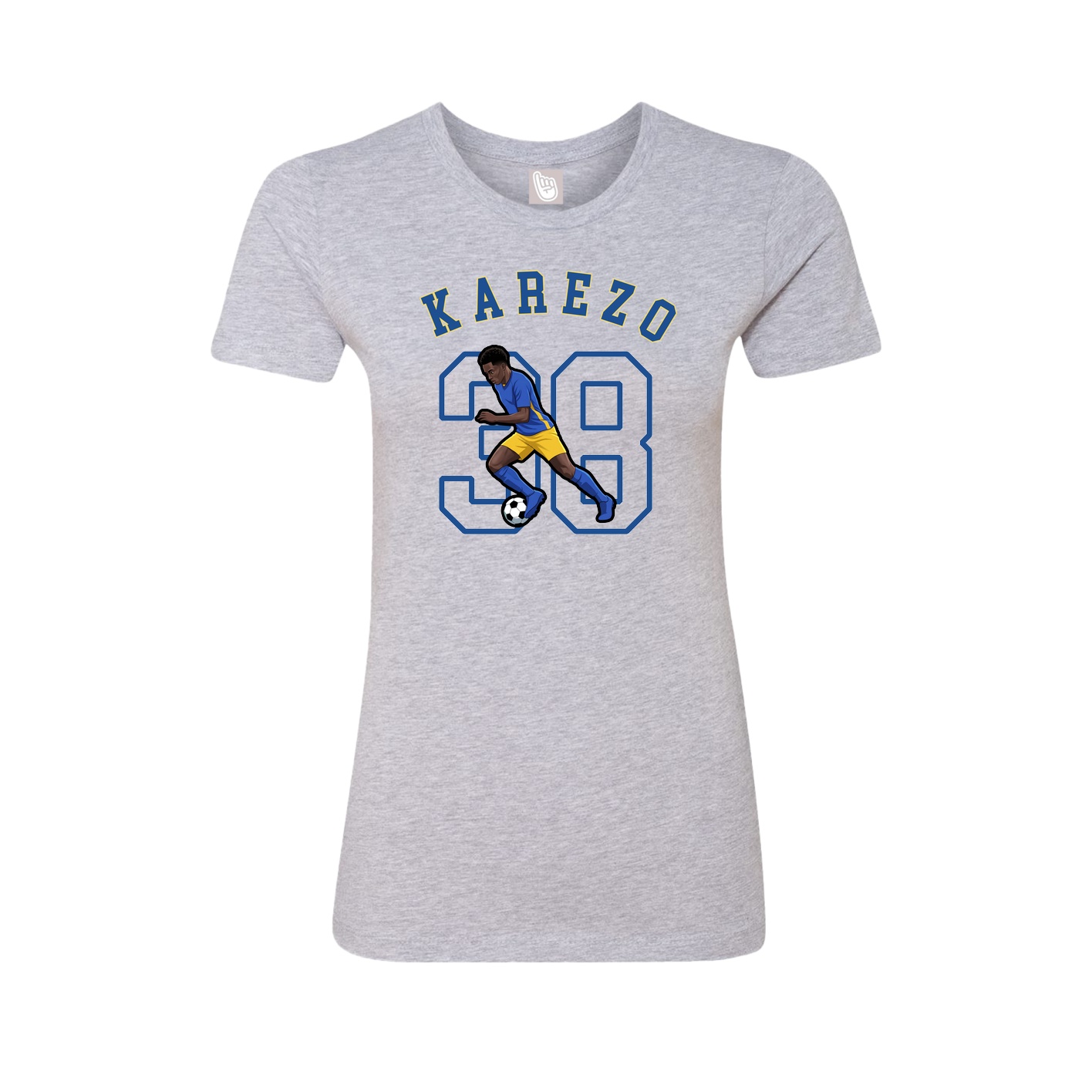 Fitted Women's Tee — Shirsey Arch in Grey
