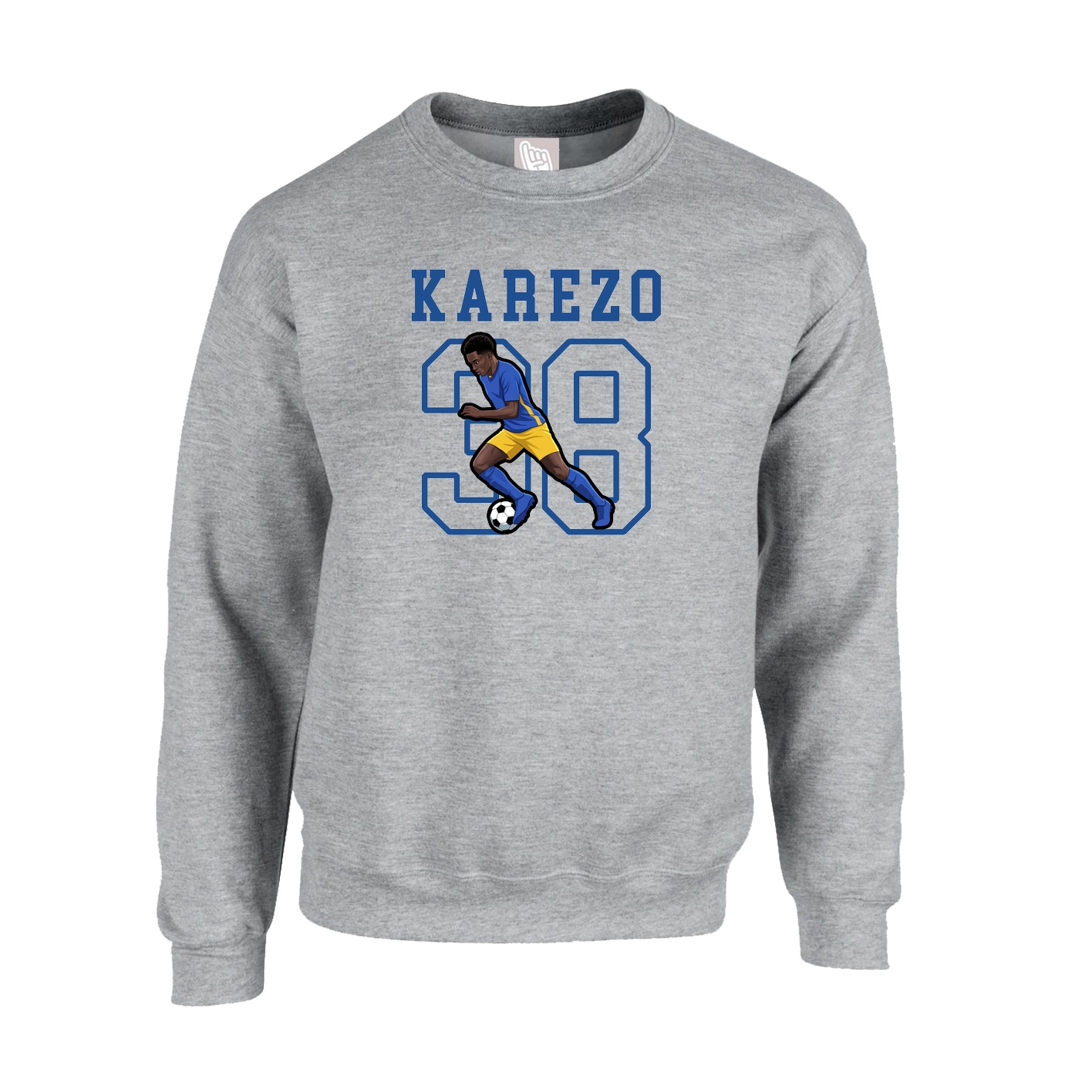 Fleece Crew — Shirsey in Grey