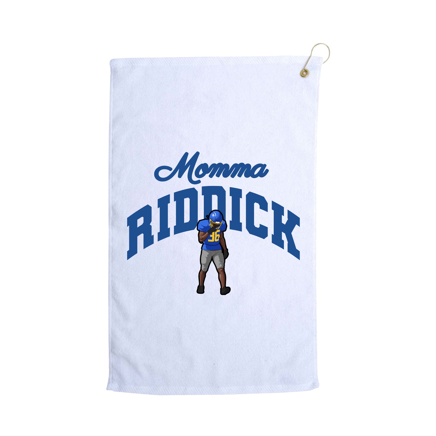 Golf Towel — Mothers Day Arch in White