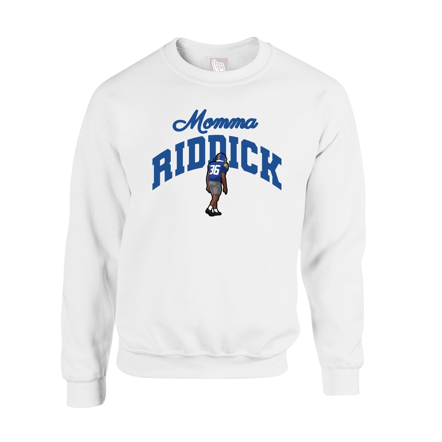 Fleece Crew — Mothers Day Arch in White