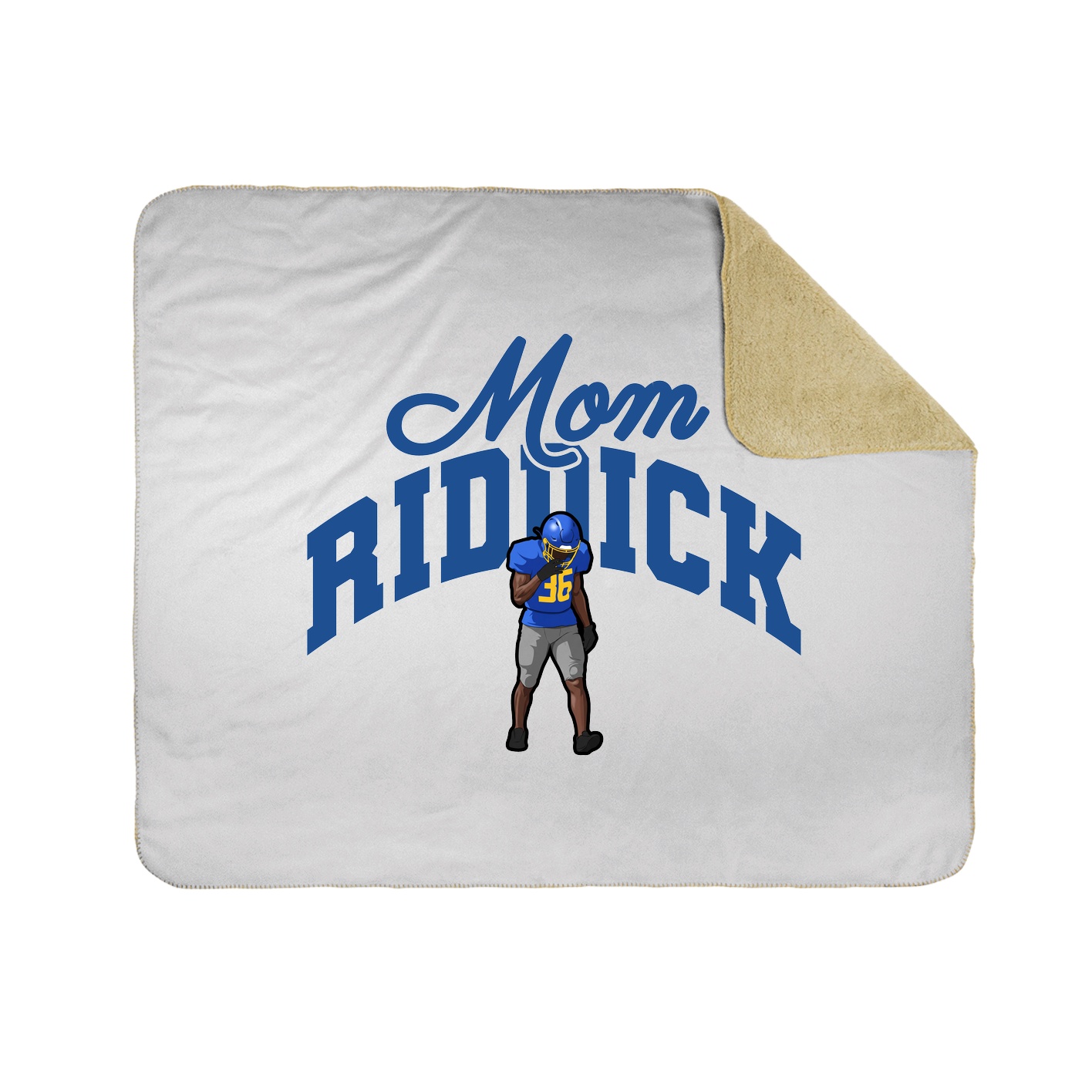 Throw Blanket — Mothers Day Arch in White