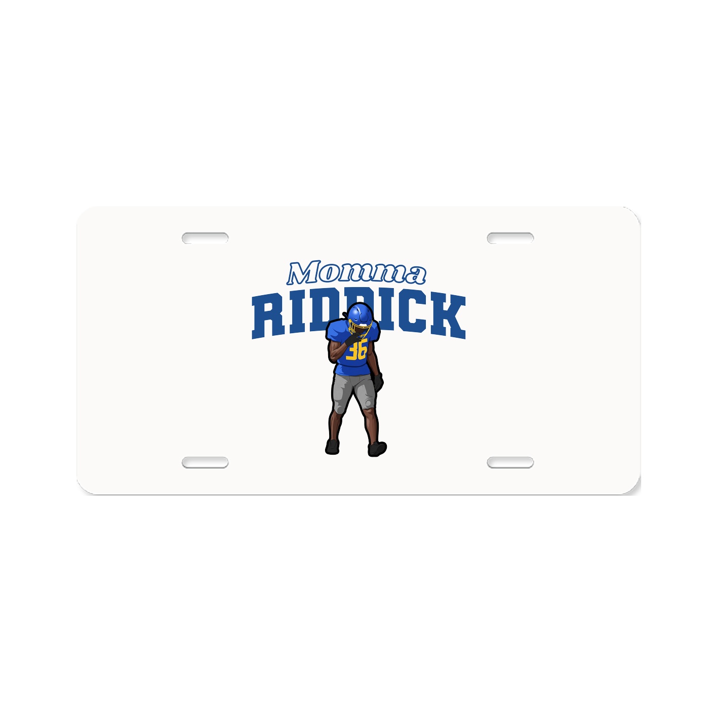 License Plate — Mothers Day Block in Classic