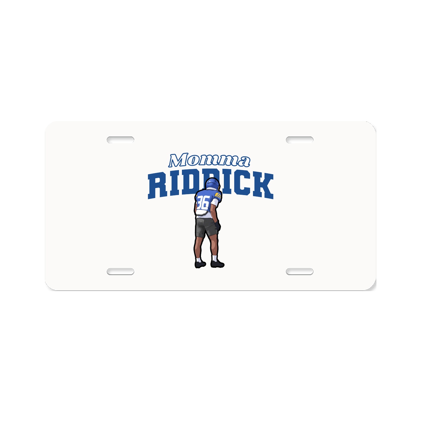 License Plate — Mothers Day Block in Classic