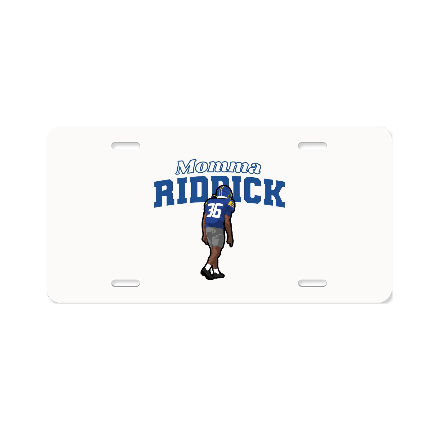 License Plate — Mothers Day Block in Classic