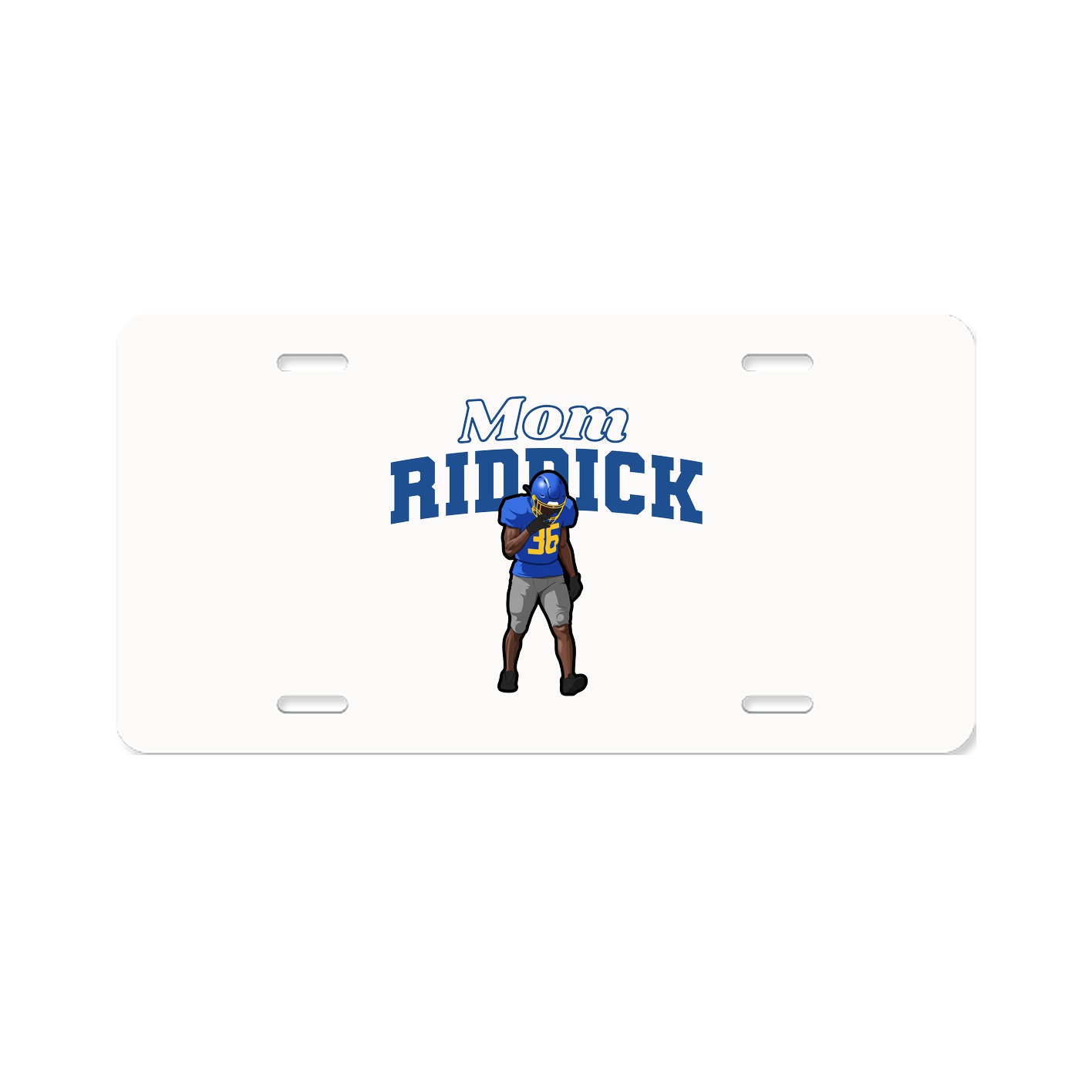 License Plate — Mothers Day Block in Classic